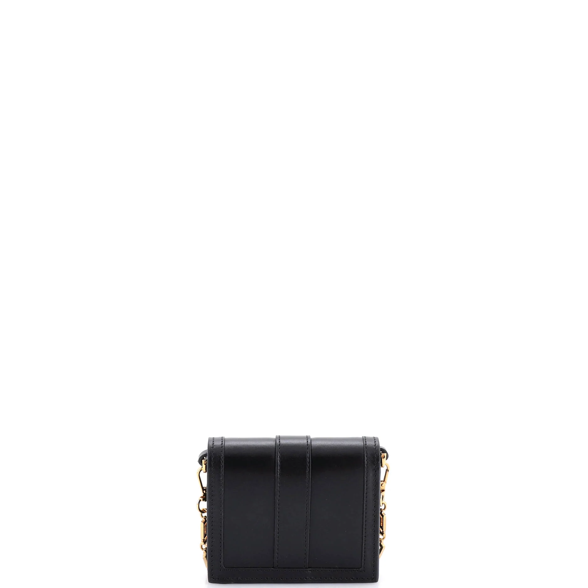 Greca Goddess Wallet on Chain Leather Mini - Image 3