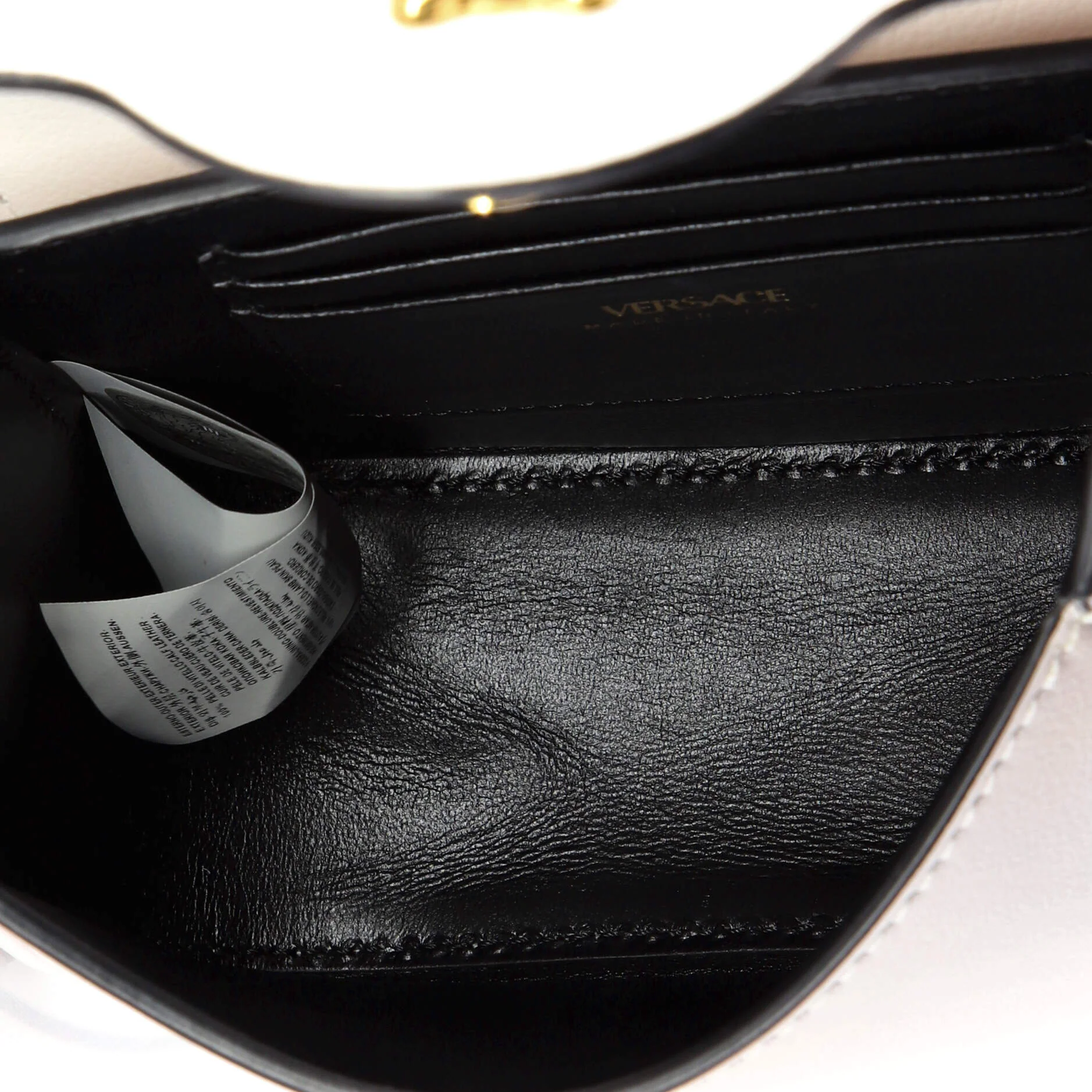 La Medusa Chain Top Handle Bag Leather Small - Image 5