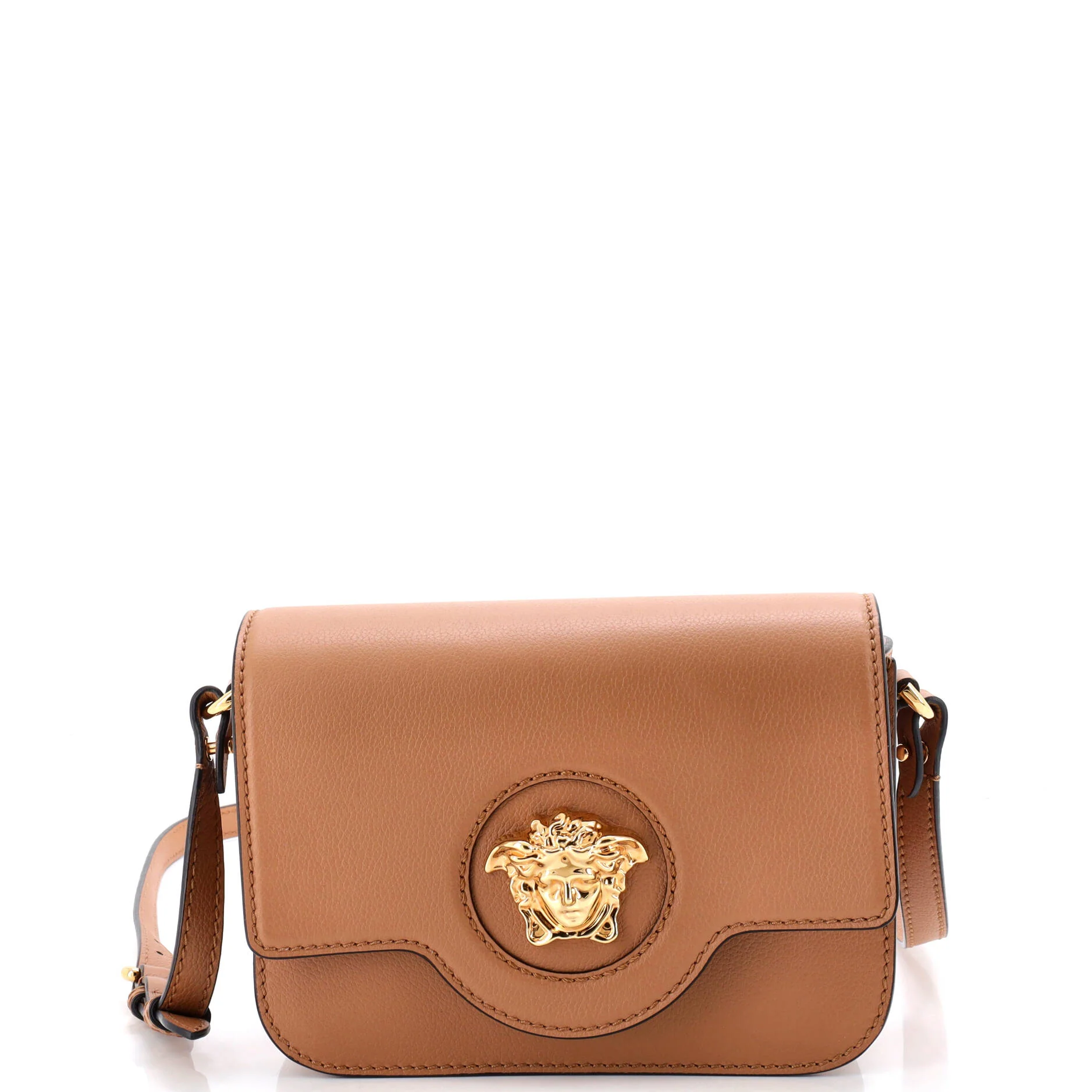 La Medusa Flap Shoulder Bag Leather Small