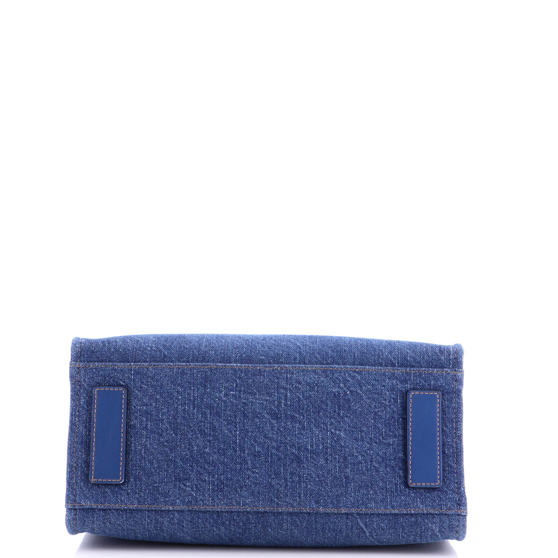 La Medusa Tote Embossed Denim Small - Image 4