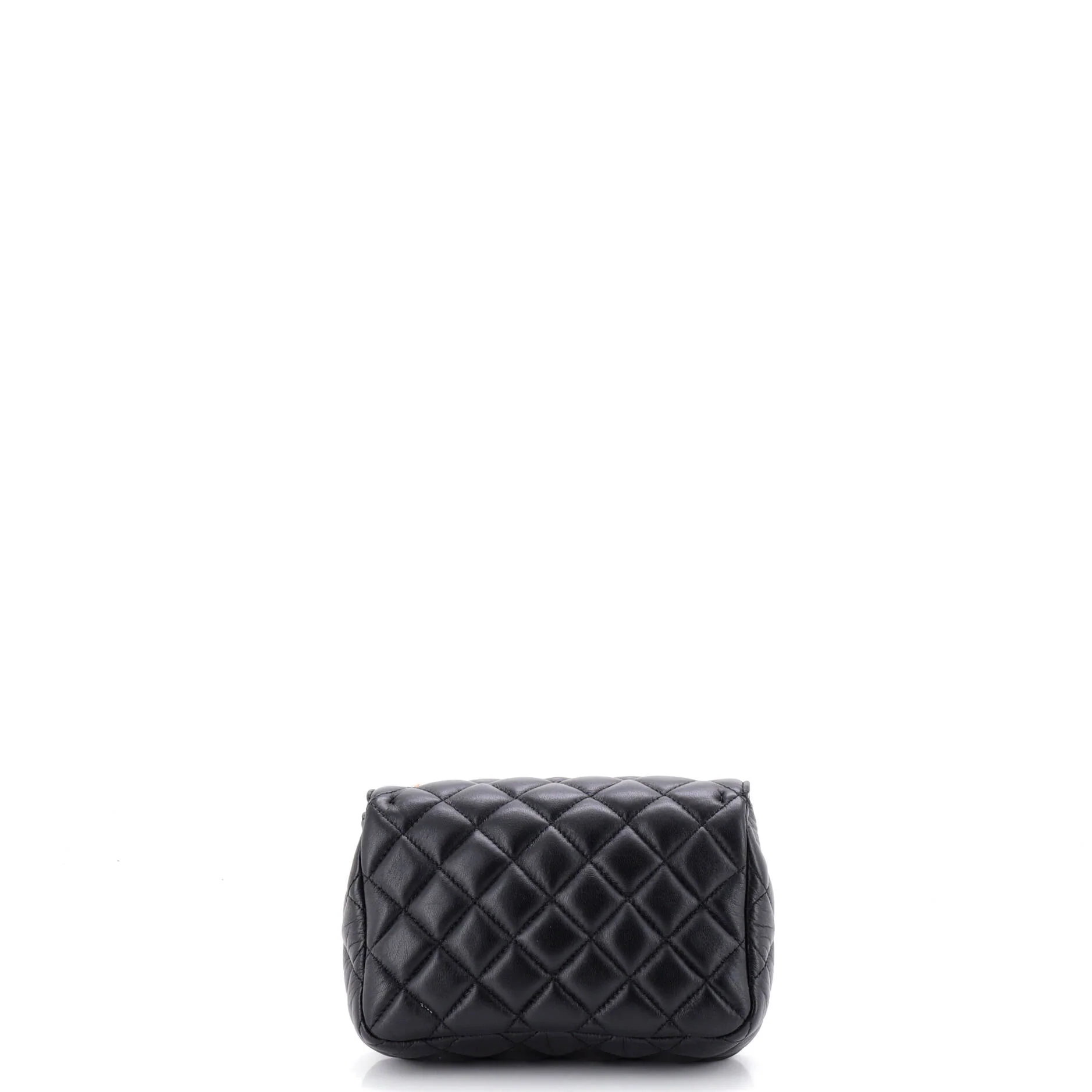 Medusa Icon Chain Flap Bag Quilted Leather Mini - Image 3