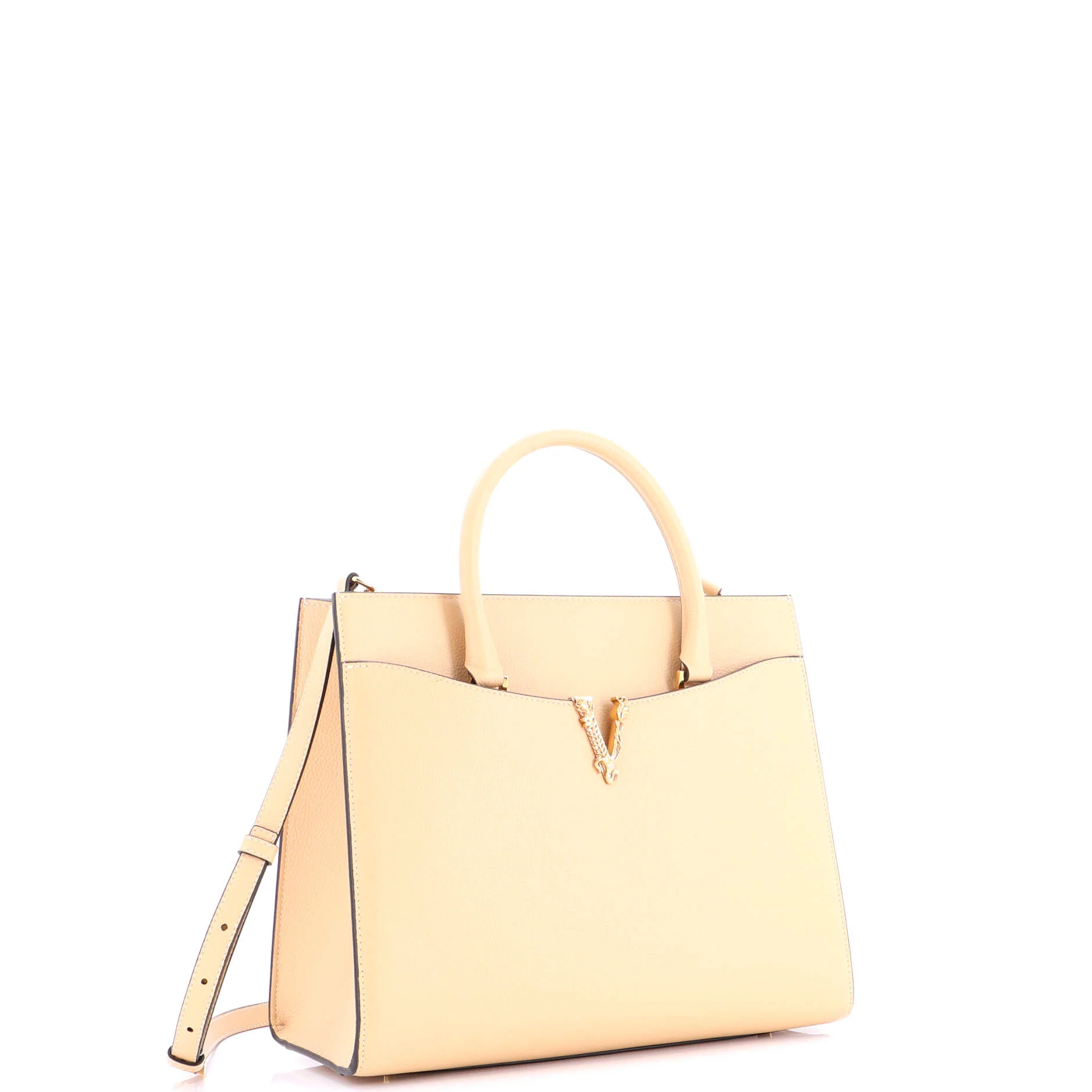 Virtus Front Pocket Tote Leather Large - Image 2