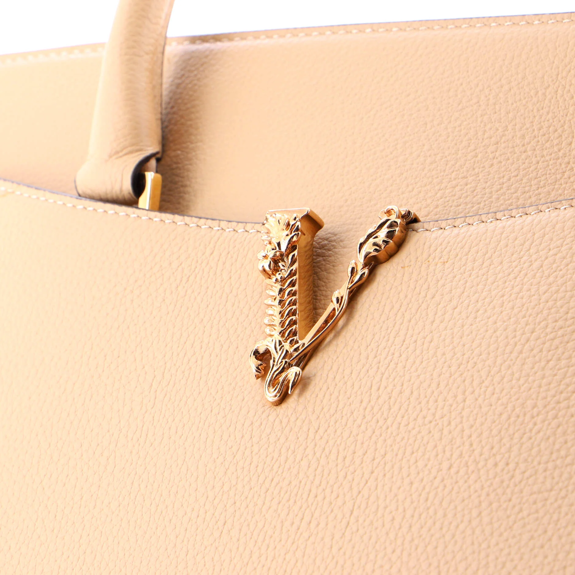 Virtus Front Pocket Tote Leather Large - Image 7