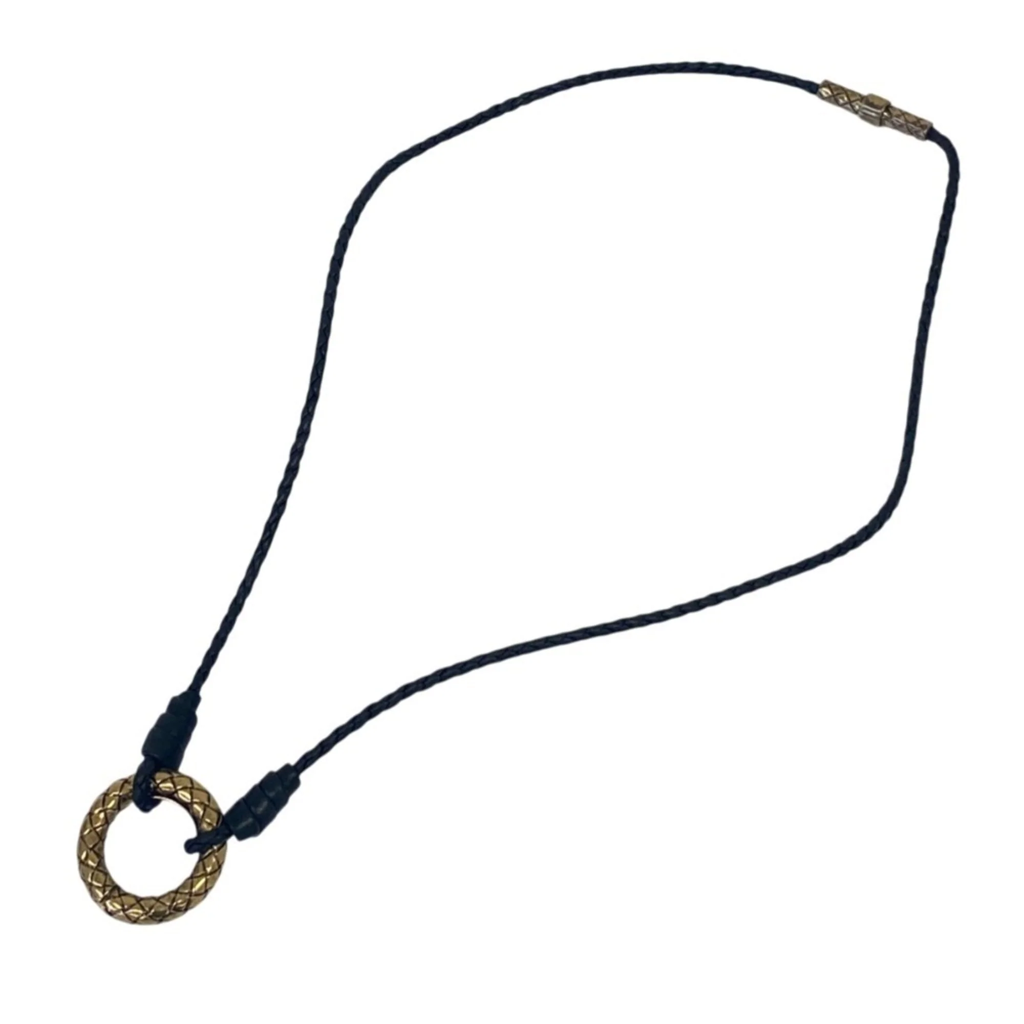 Intrecciato Pendant Necklace Sterling Silver - Image 2