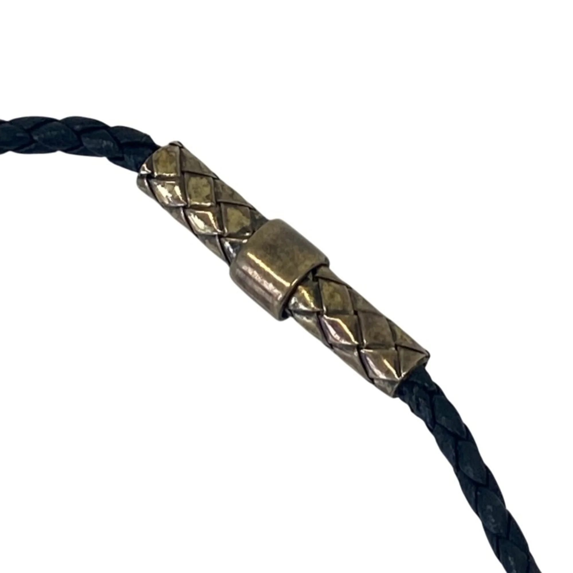 Intrecciato Pendant Necklace Sterling Silver - Image 7