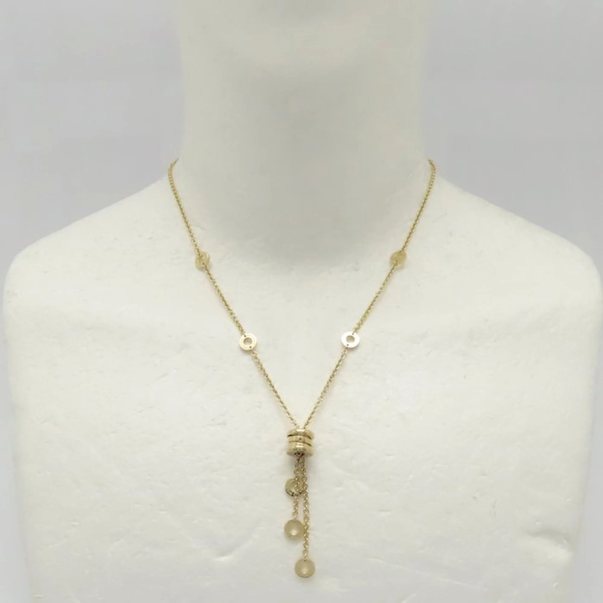 B.Zero1 Element Pendant Necklace 18K Yellow Gold - Image 3