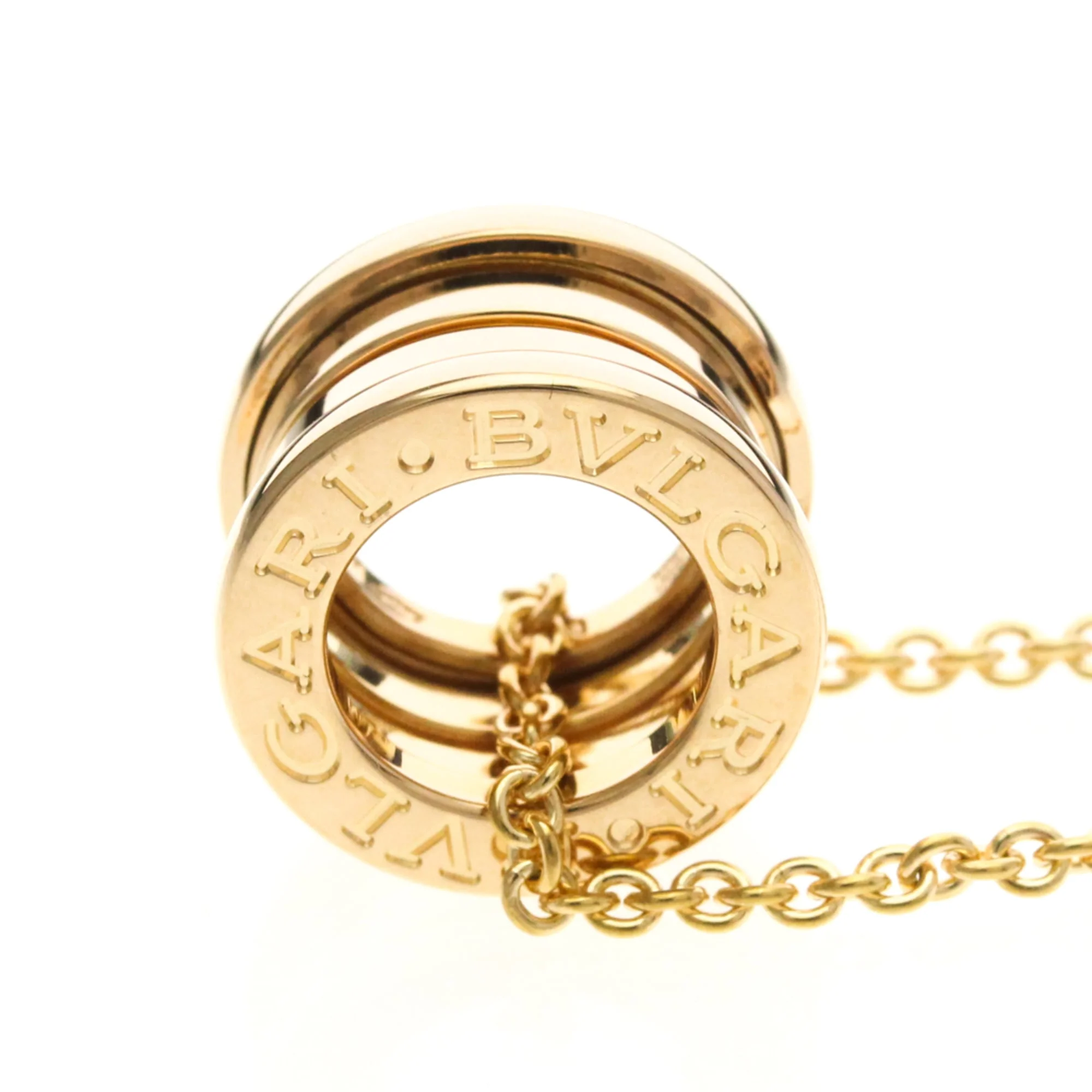 B.Zero1 Pendant Necklace 18K Rose Gold - Image 2