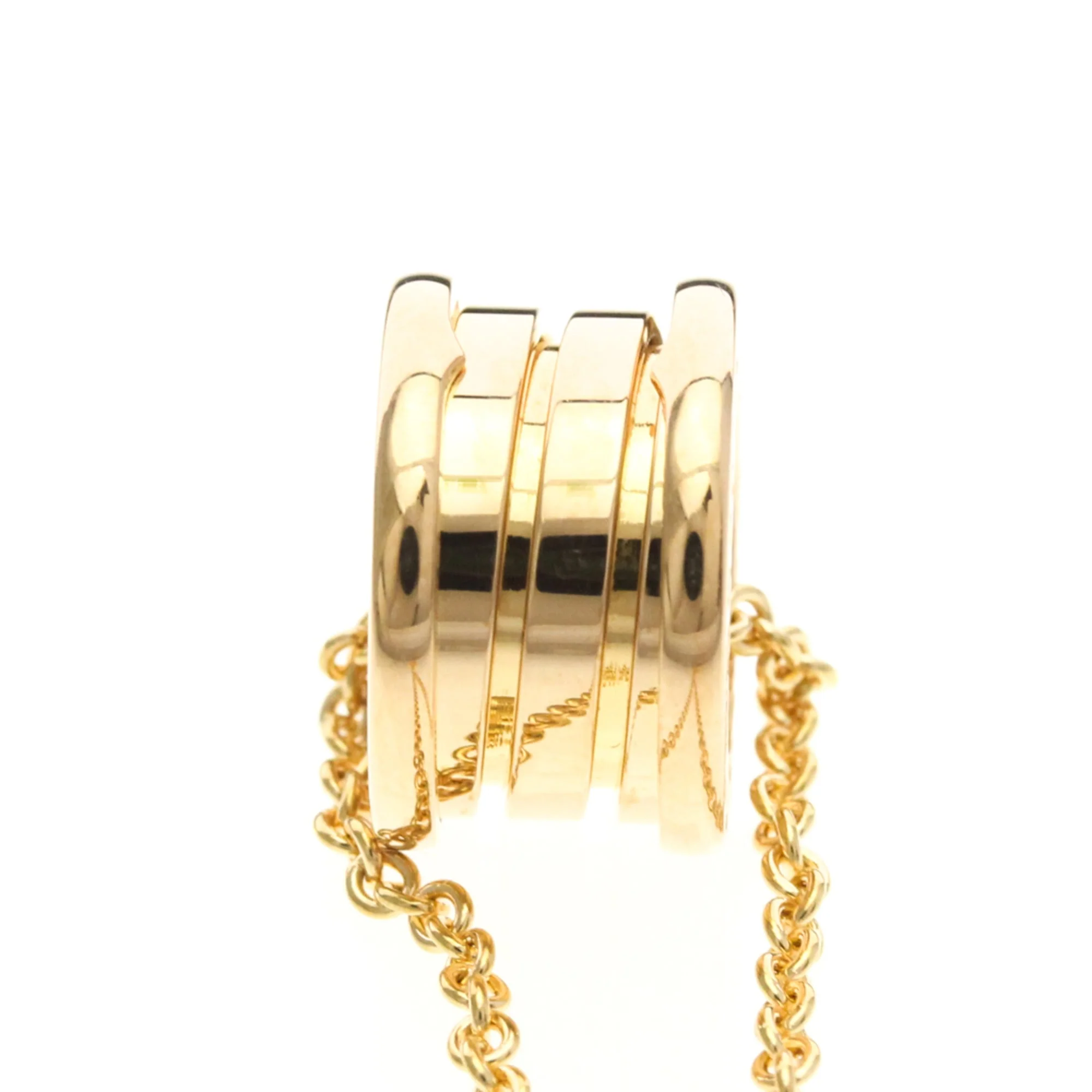 B.Zero1 Pendant Necklace 18K Rose Gold - Image 4