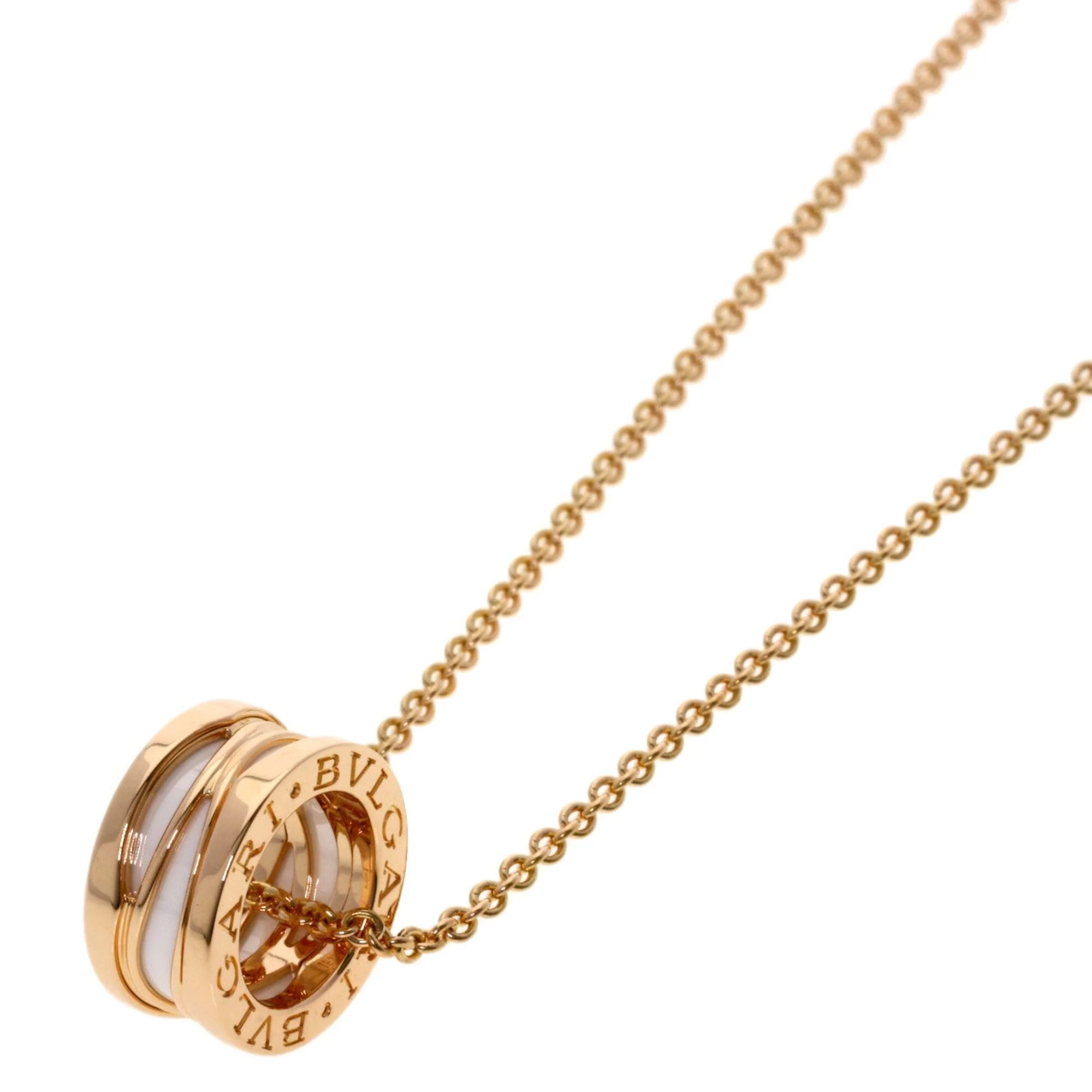 B.Zero1 Pendant Necklace 18K Rose Gold