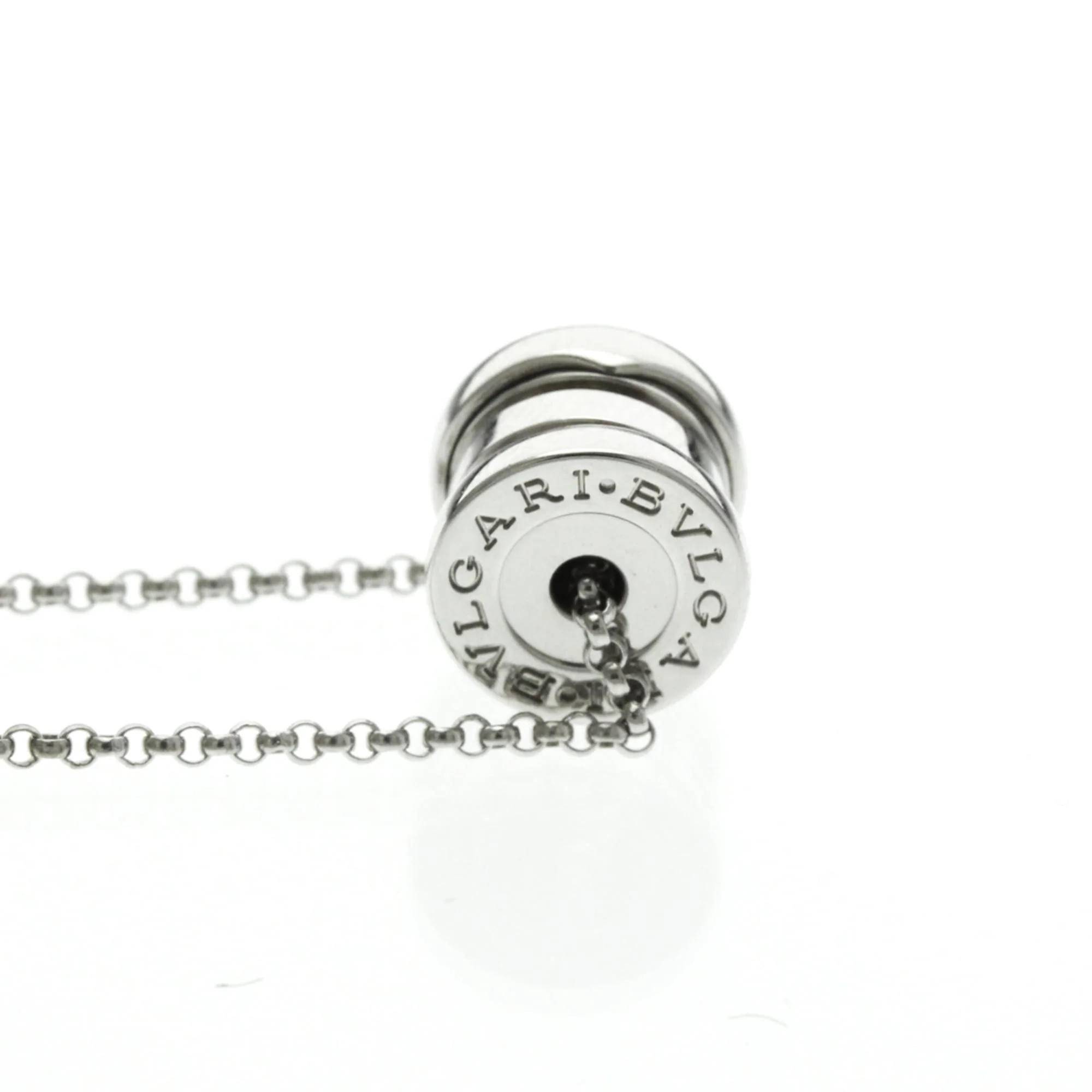 B.Zero1 Pendant Necklace 18K White Gold - Image 3
