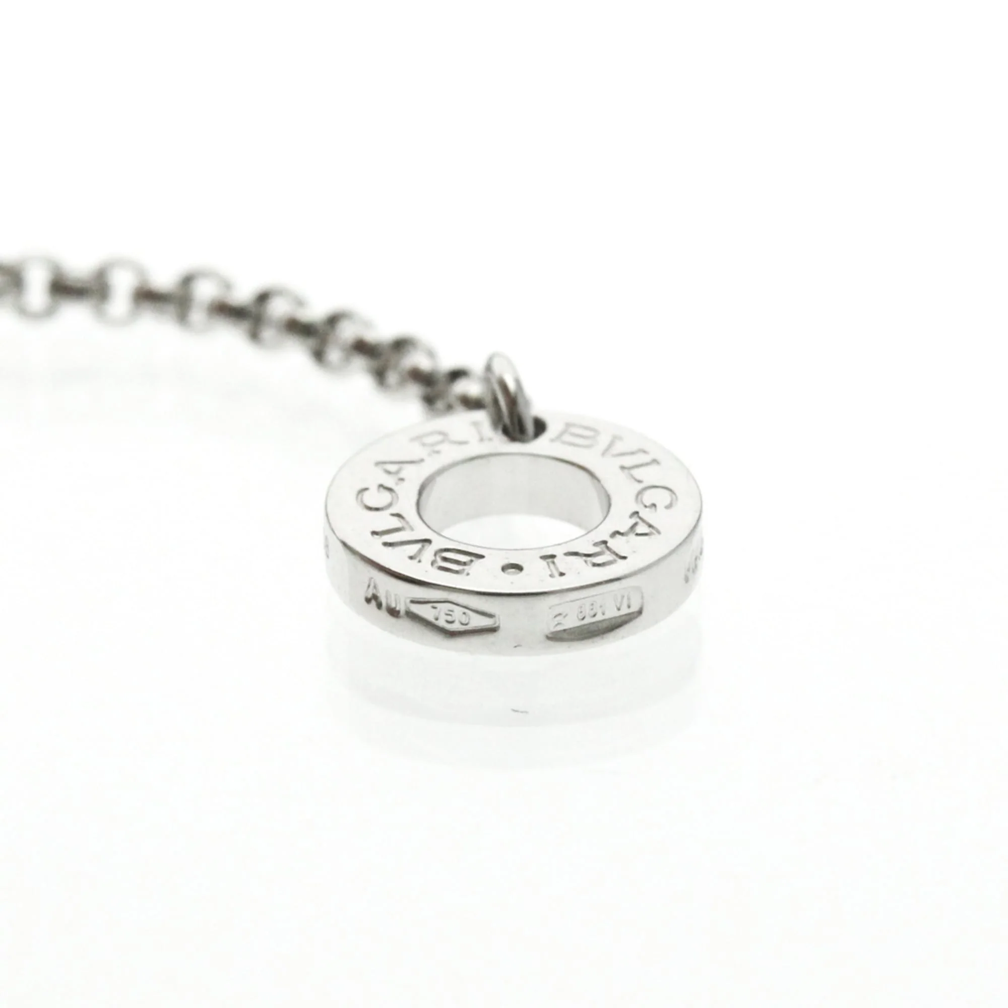 B.Zero1 Pendant Necklace 18K White Gold - Image 9