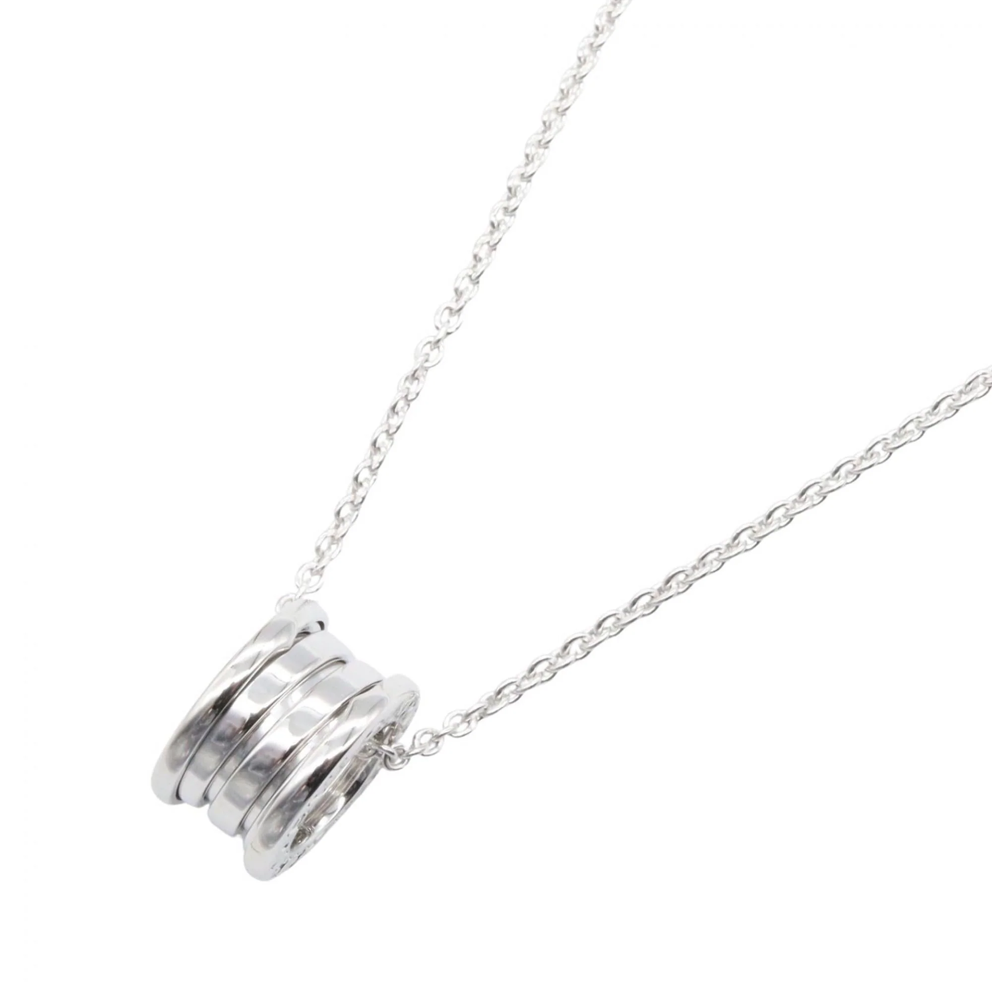 B.Zero1 Pendant Necklace 18K White Gold