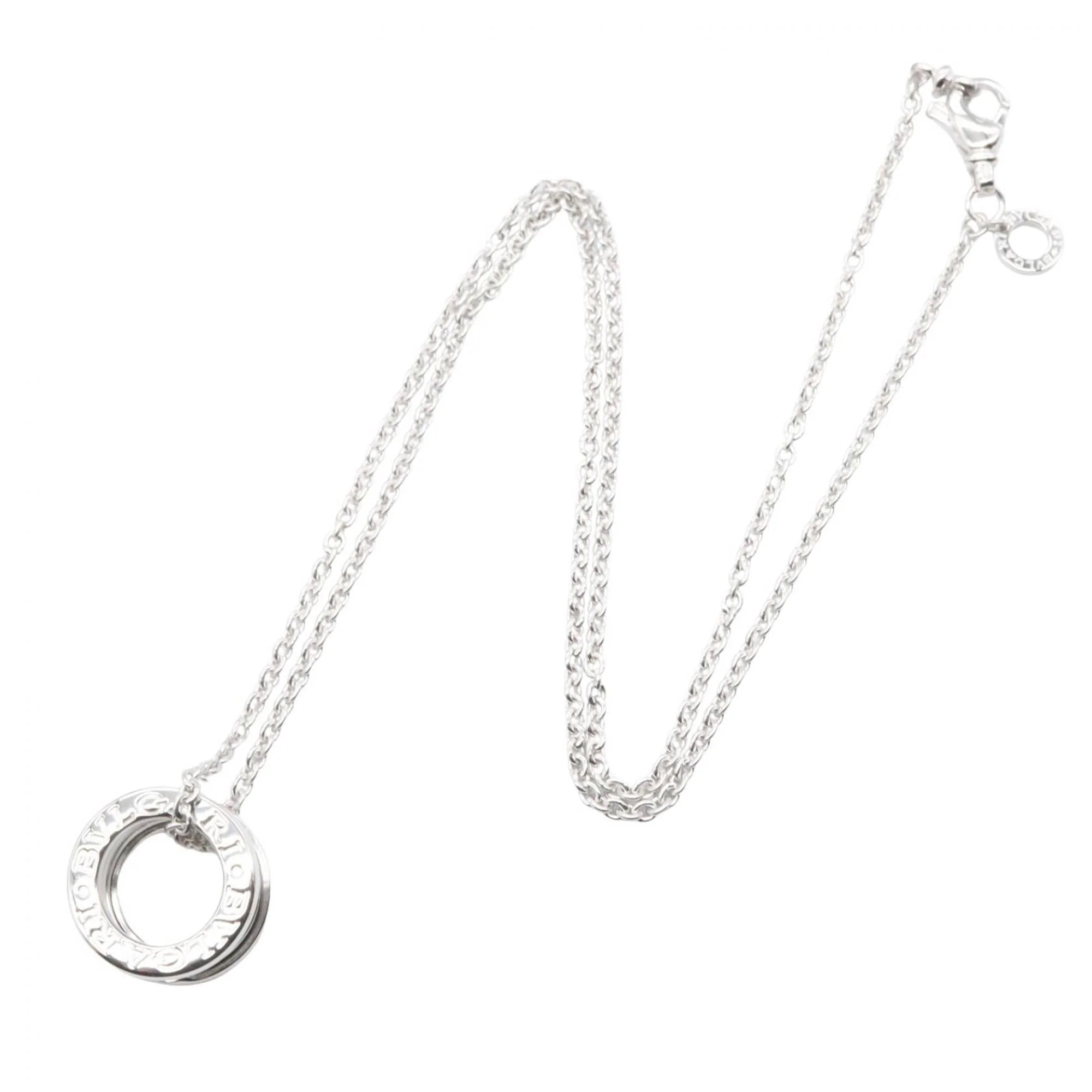 B.Zero1 Pendant Necklace 18K White Gold - Image 2