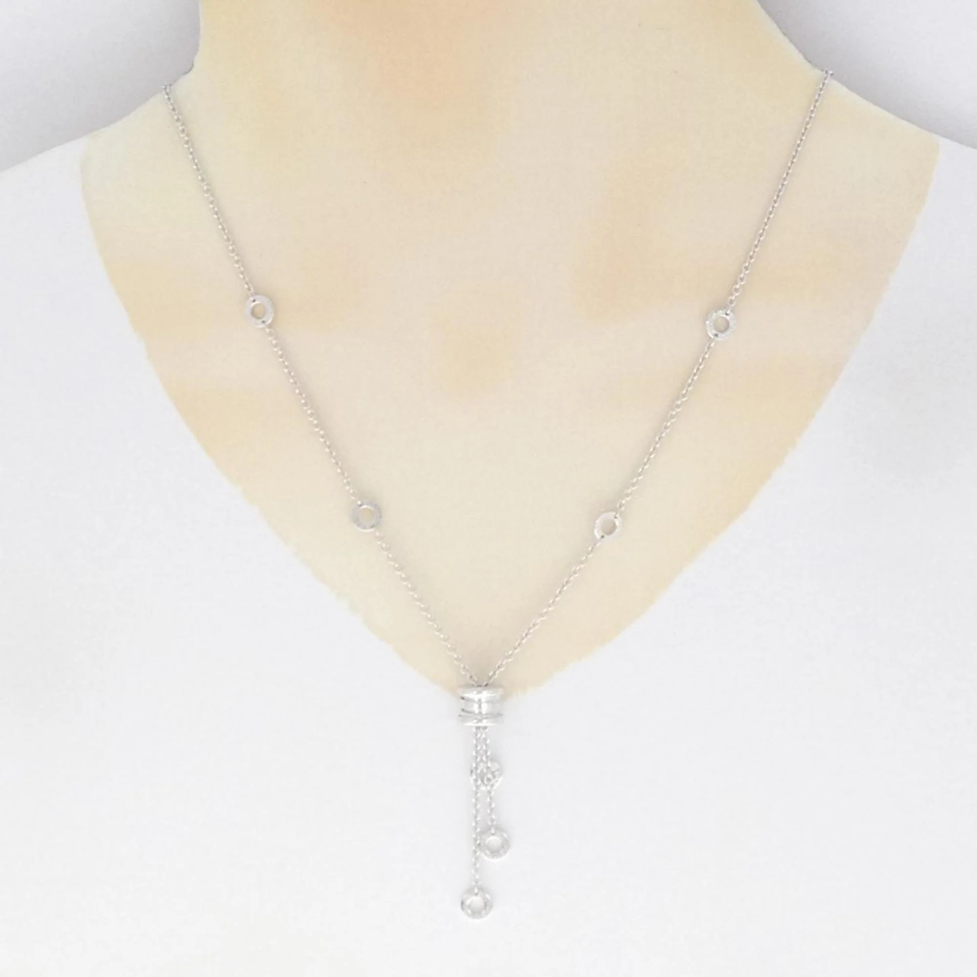 B.Zero1 Pendant Necklace 18K White Gold - Image 5