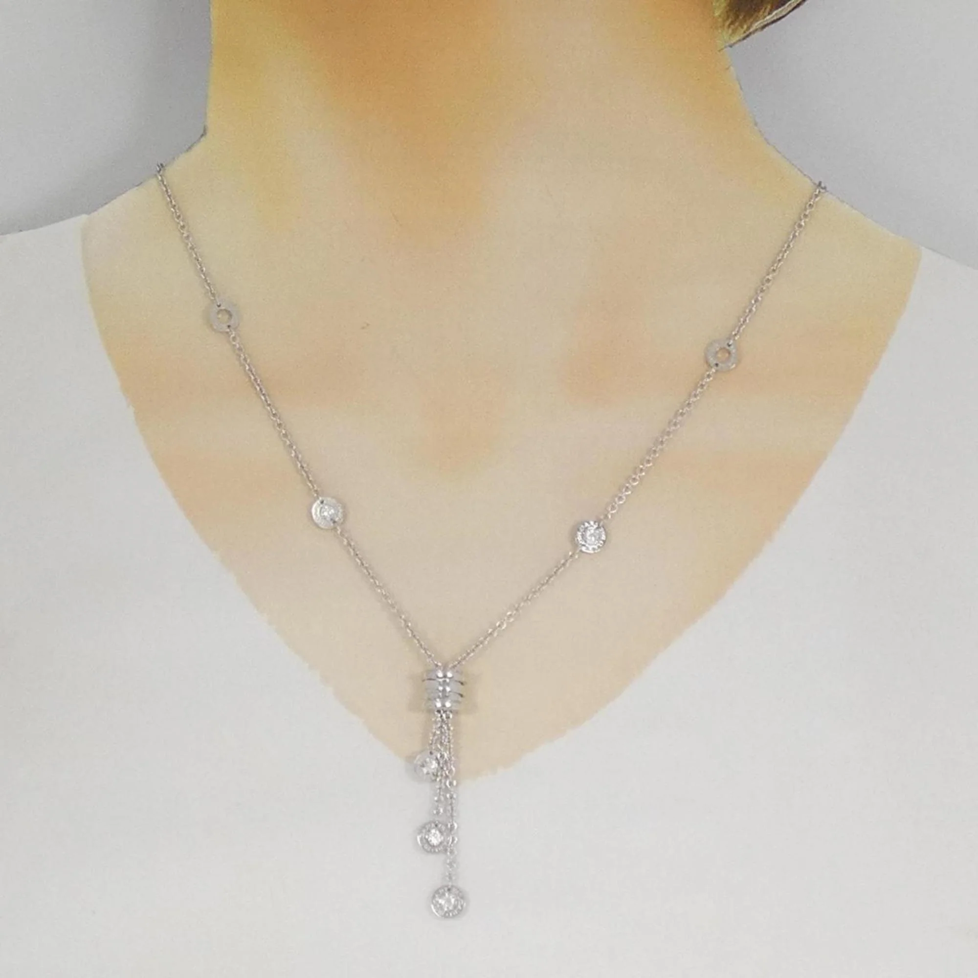 B.Zero1 Pendant Necklace 18K White Gold - Image 5