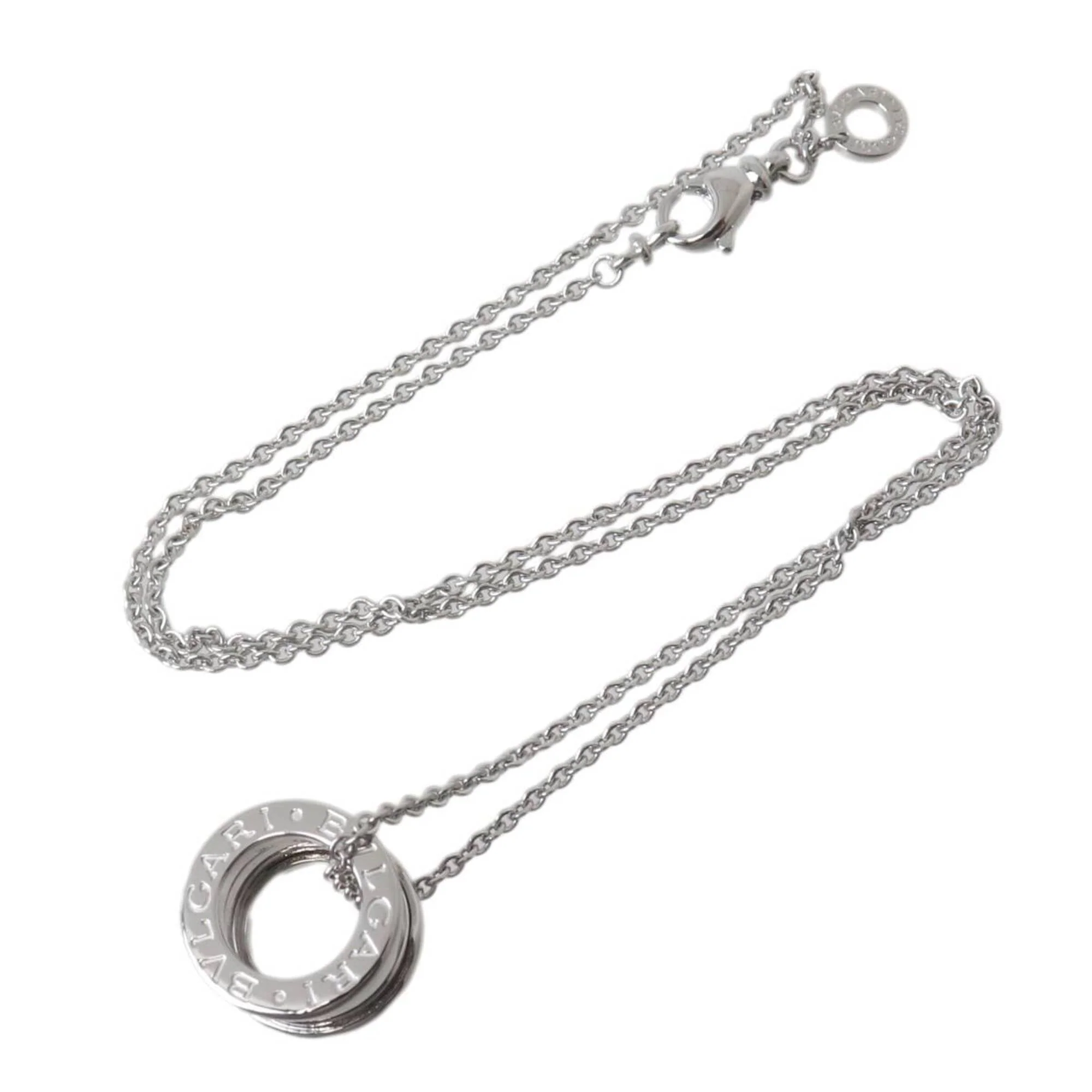 B.Zero1 Pendant Necklace 18K White Gold - Image 3