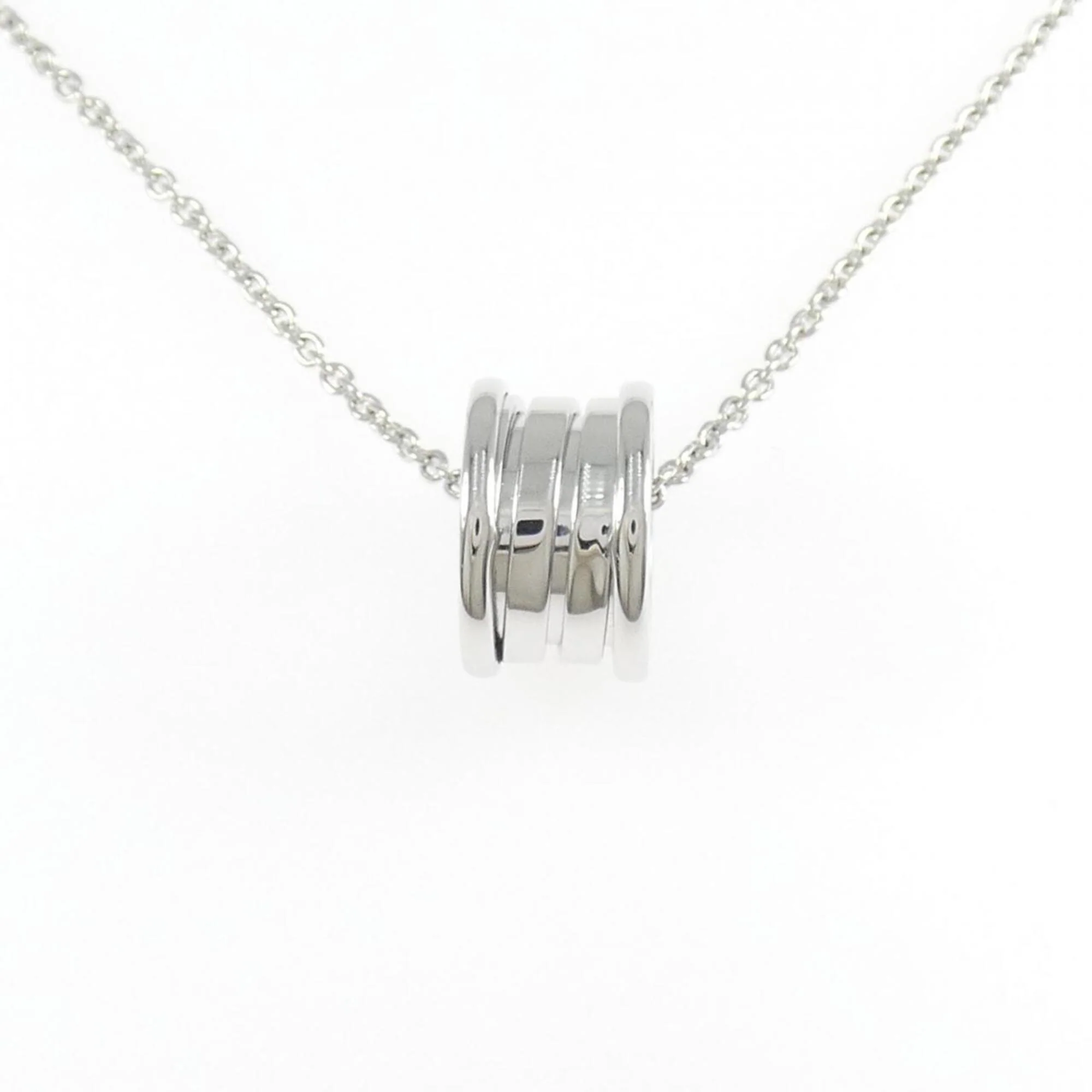 B.Zero1 Pendant Necklace 18K White Gold