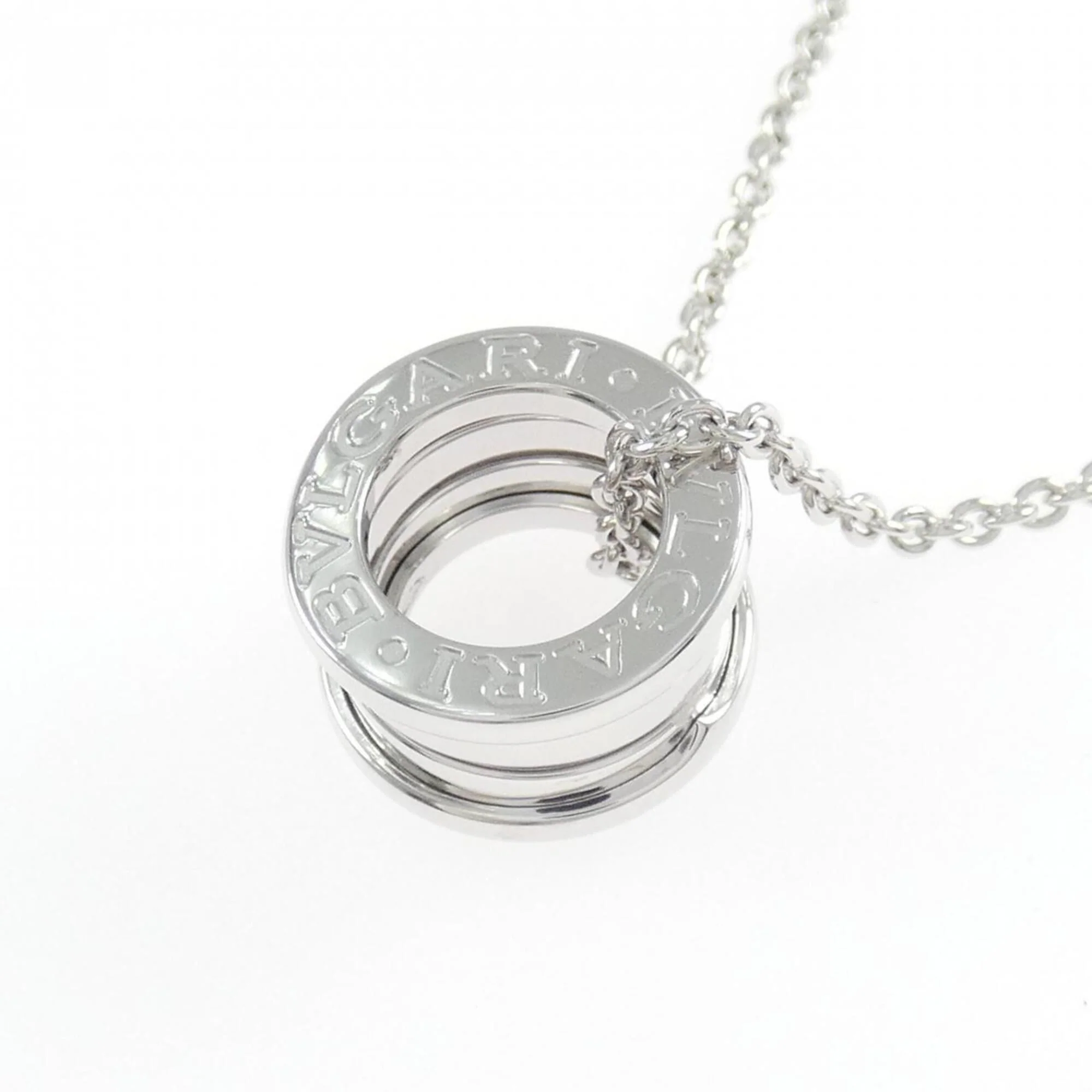 B.Zero1 Pendant Necklace 18K White Gold - Image 4