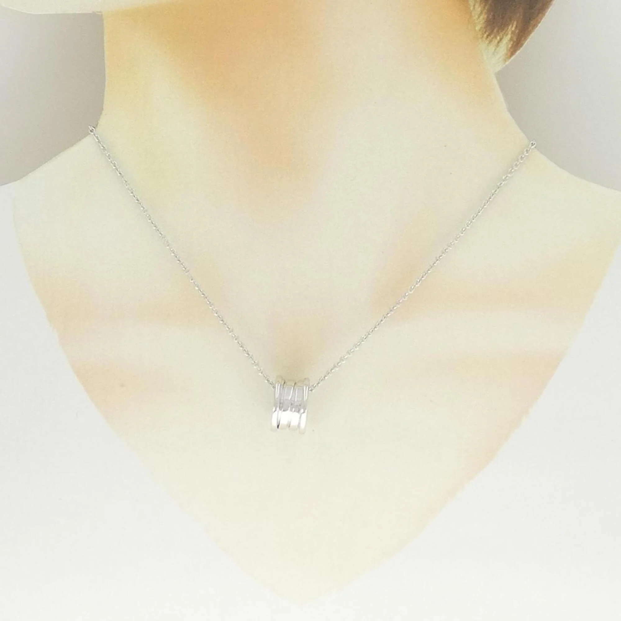 B.Zero1 Pendant Necklace 18K White Gold - Image 6