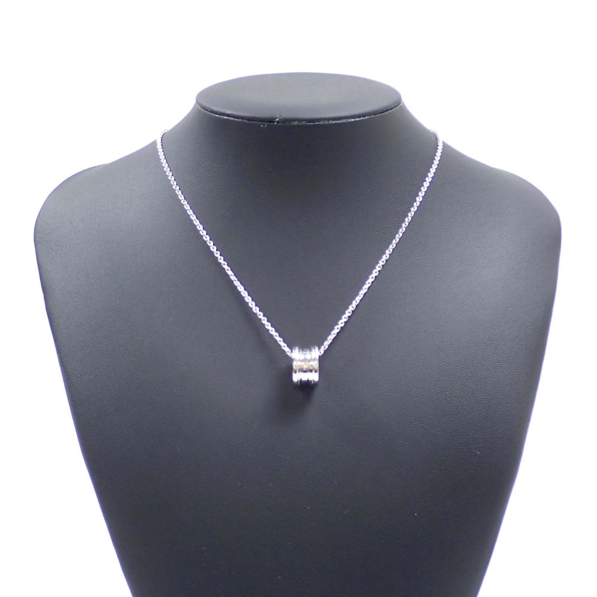 B.Zero1 Pendant Necklace 18K White Gold - Image 8