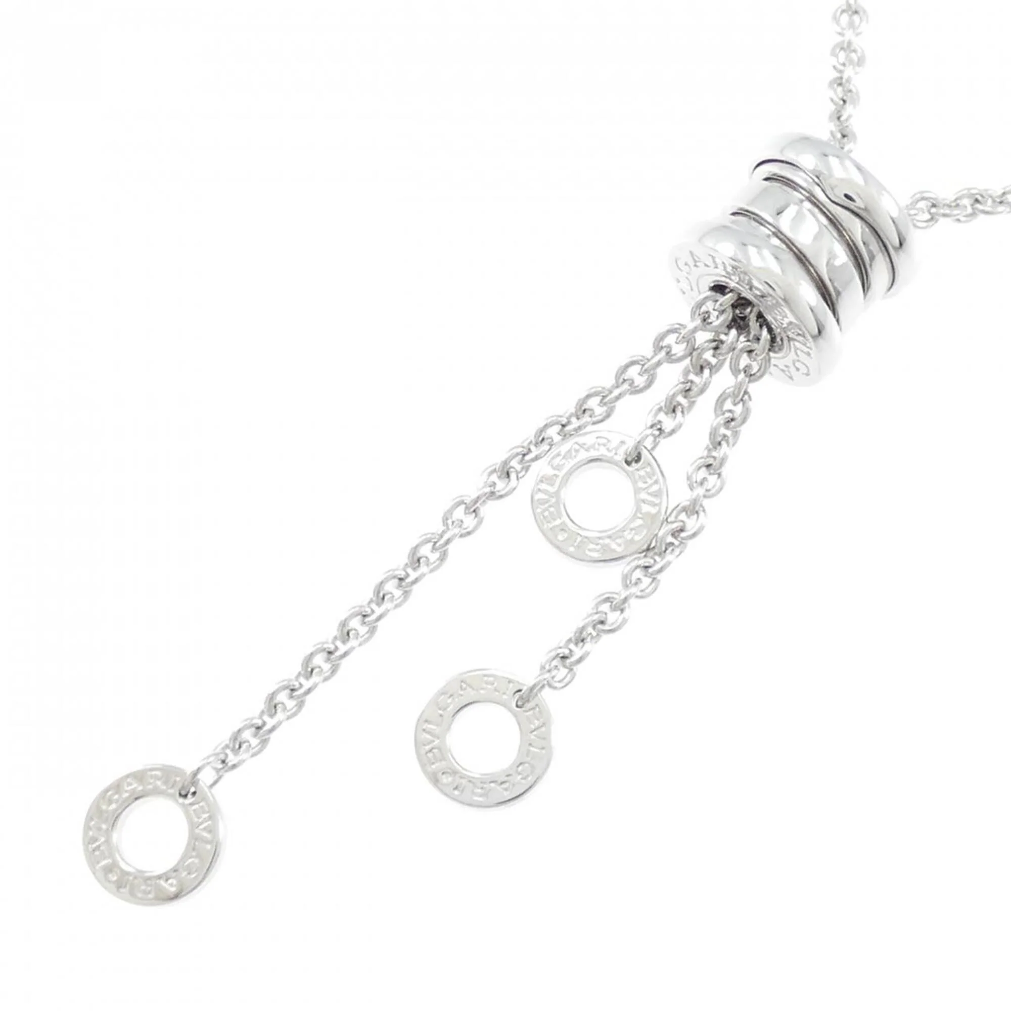 B.Zero1 Pendant Necklace 18K White Gold - Image 3