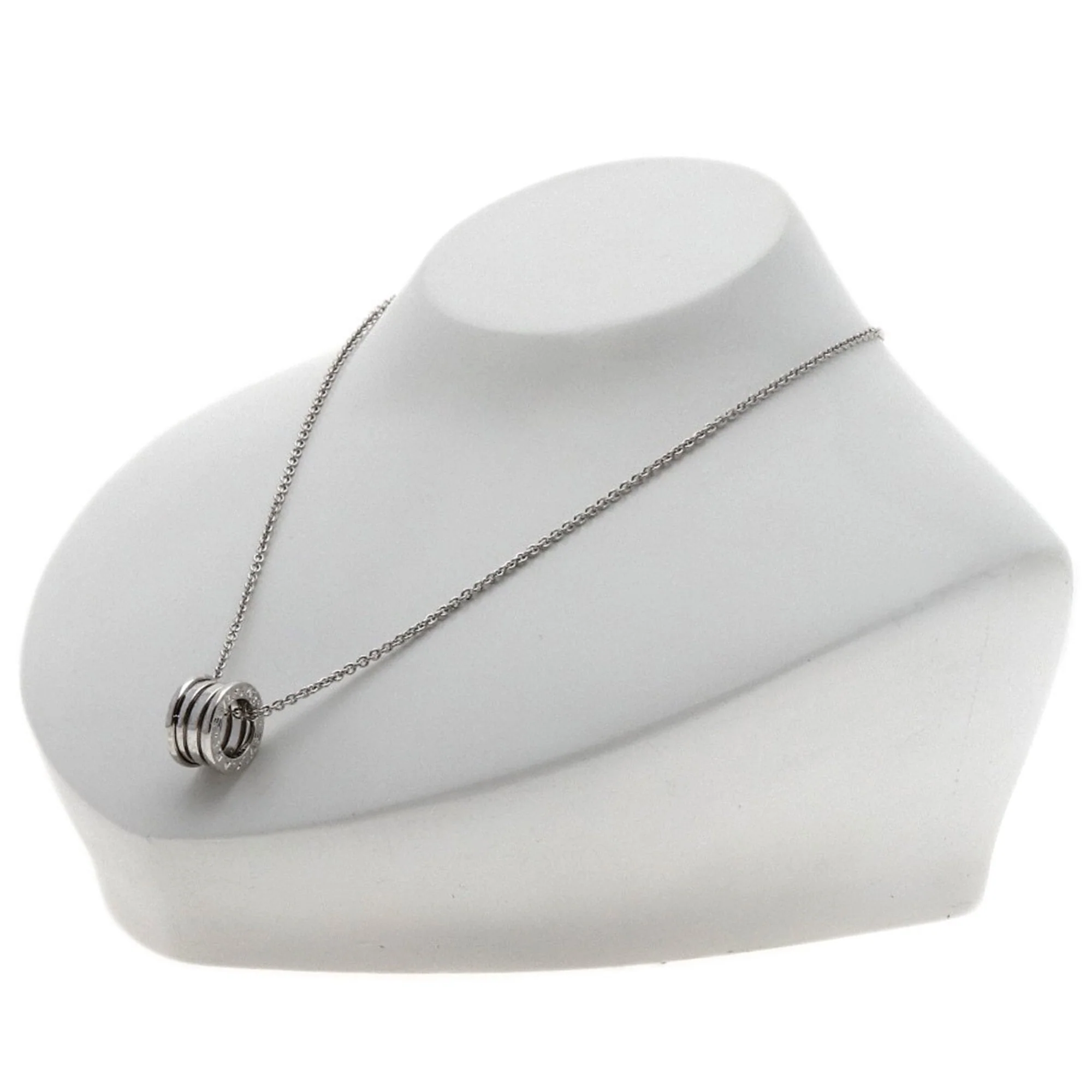 B.Zero1 Pendant Necklace 18K White Gold - Image 5