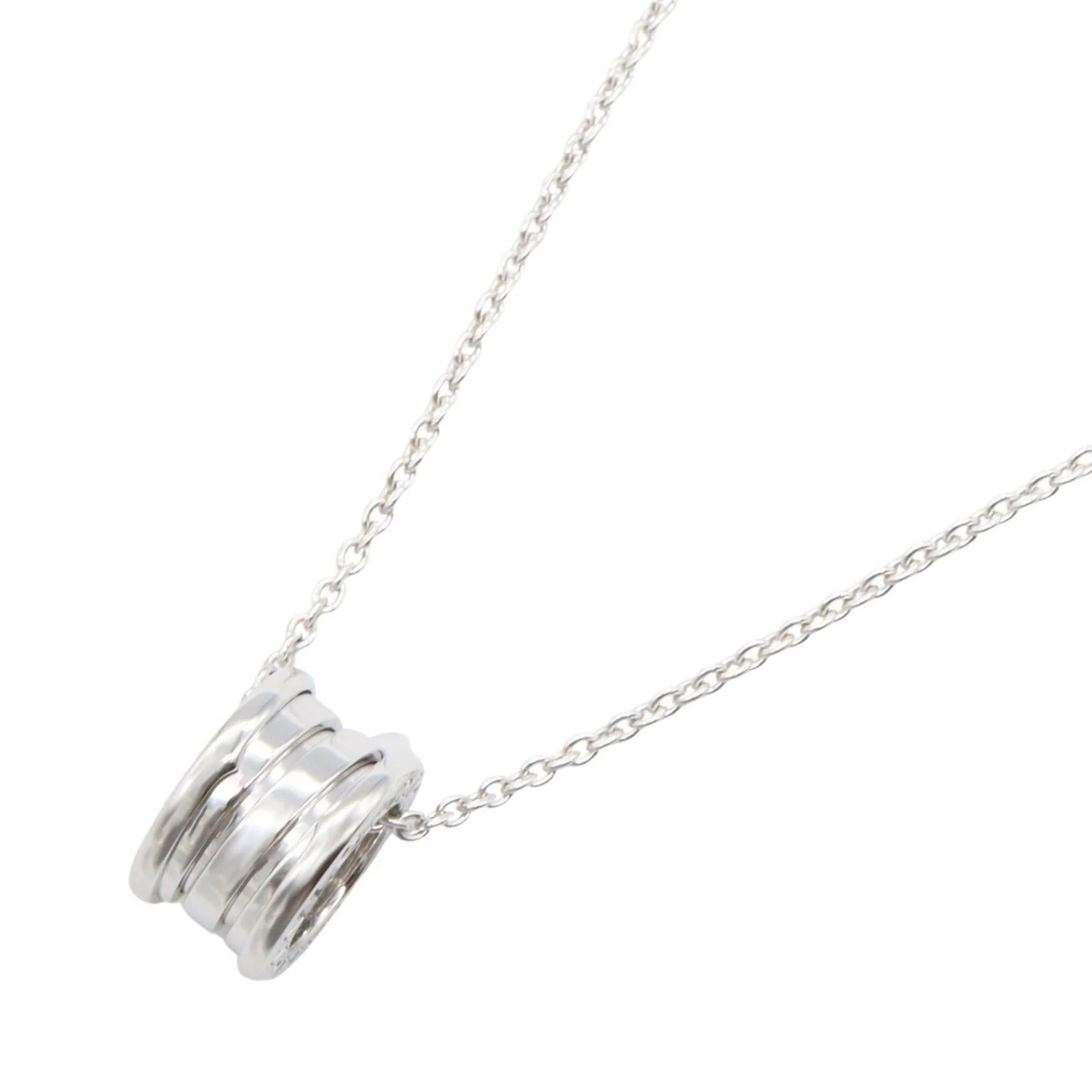 B.Zero1 Pendant Necklace 18K White Gold