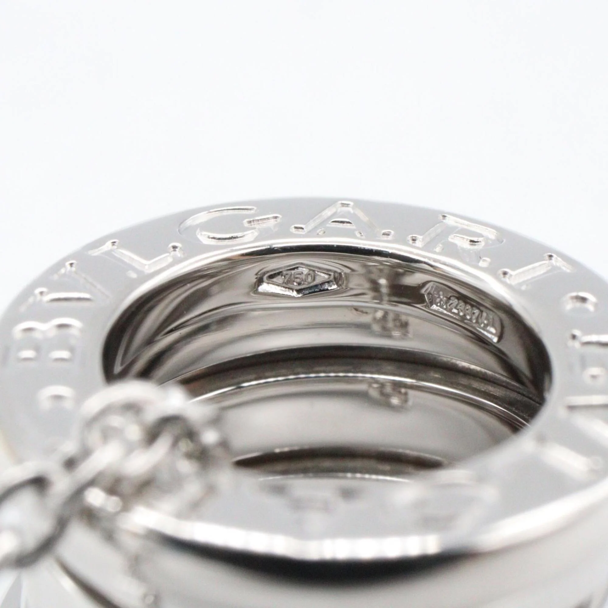 B.Zero1 Pendant Necklace 18K White Gold - Image 5