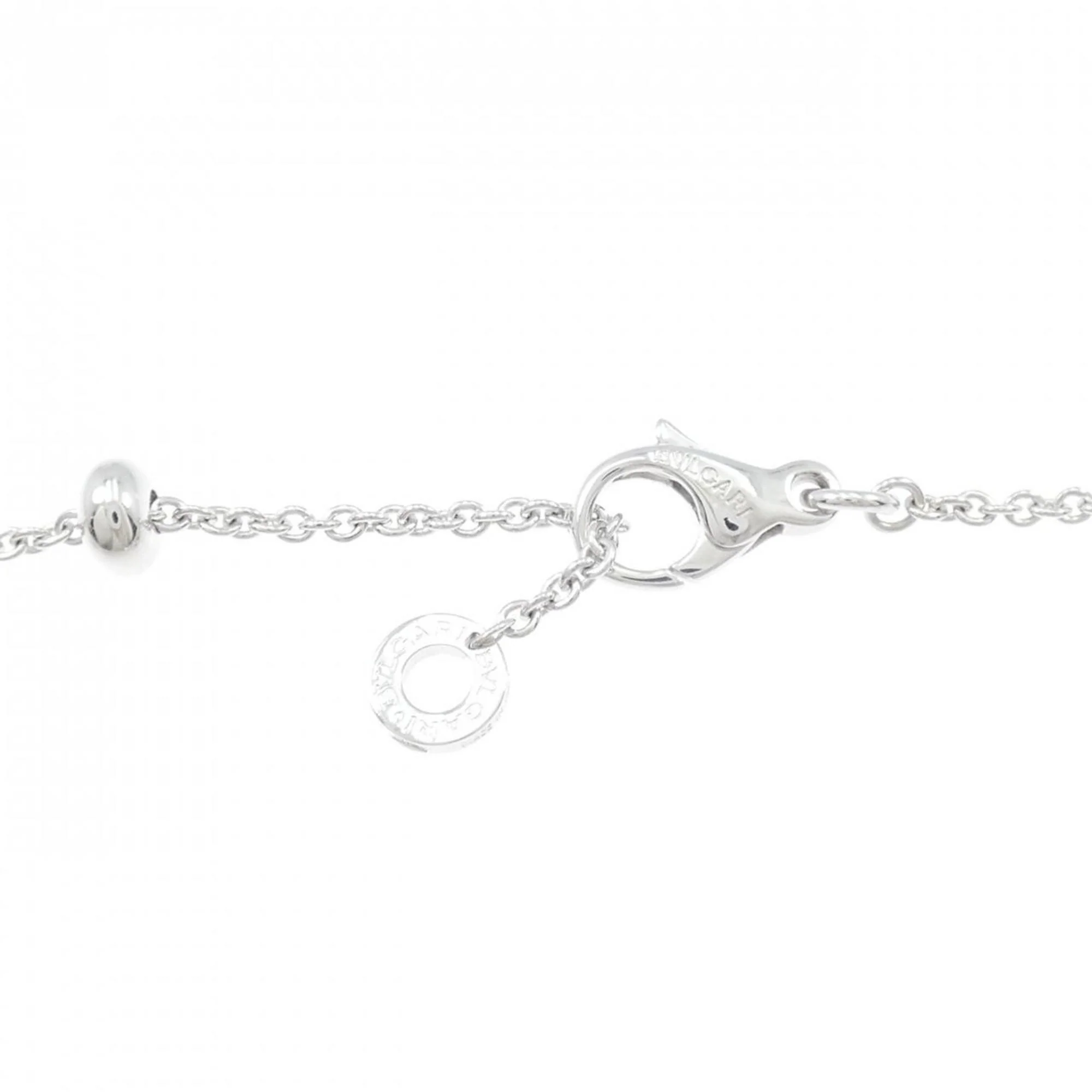 B.Zero1 Pendant Necklace 18K White Gold and Diamond - Image 4