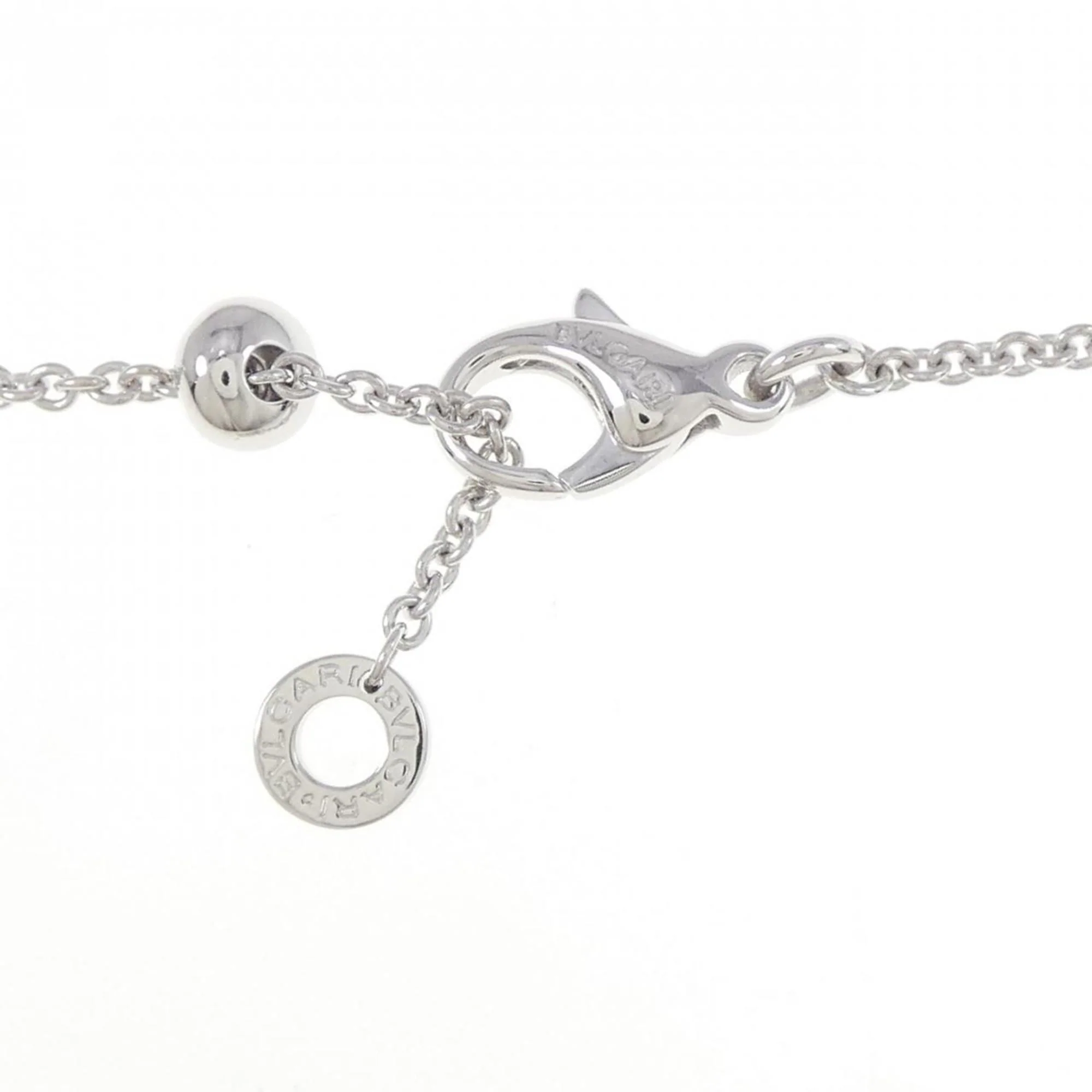 B.Zero1 Pendant Necklace 18K White Gold and Diamond - Image 4