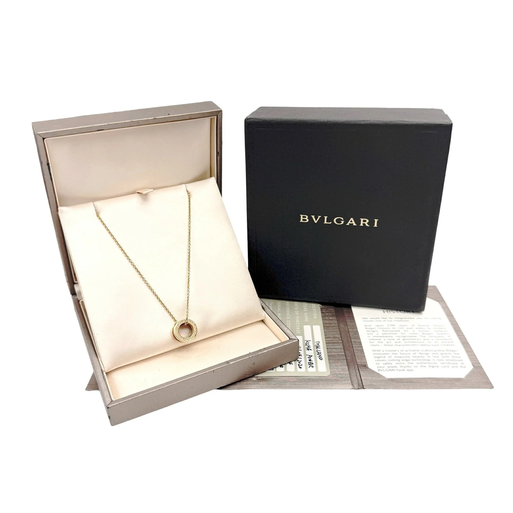 B.Zero1 Pendant Necklace 18K Yellow Gold - Image 9