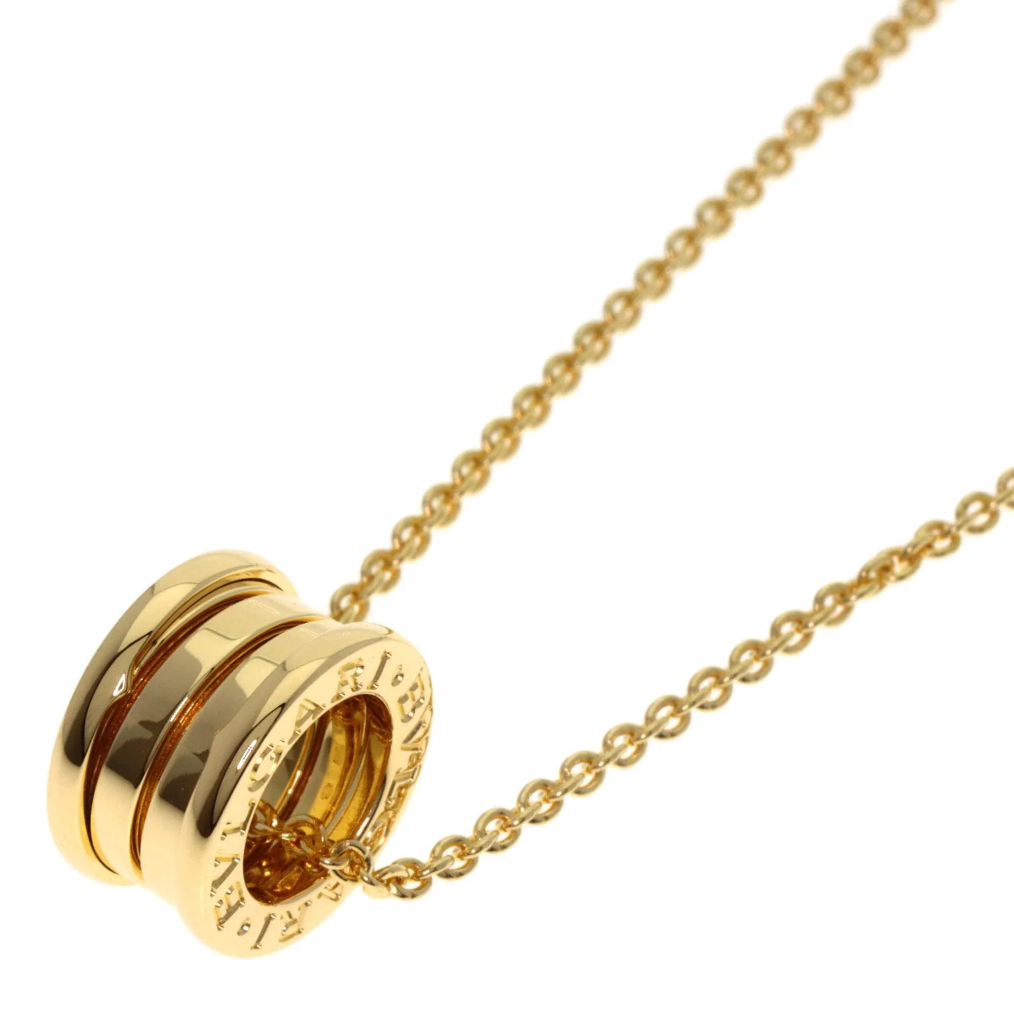 B.Zero1 Pendant Necklace 18K Yellow Gold
