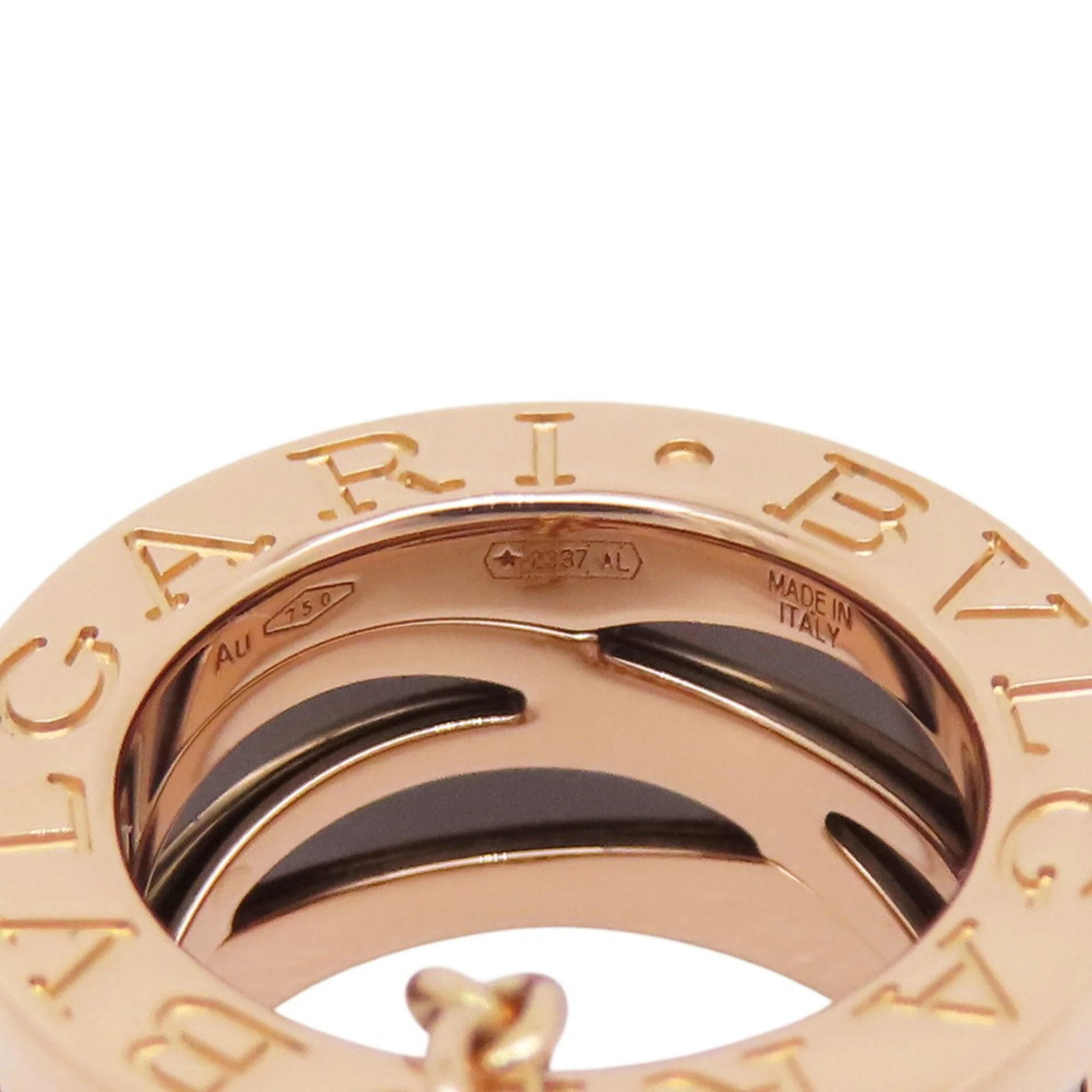 B.Zero1 Pendant Necklace Ceramic and 18K Rose Gold - Image 7