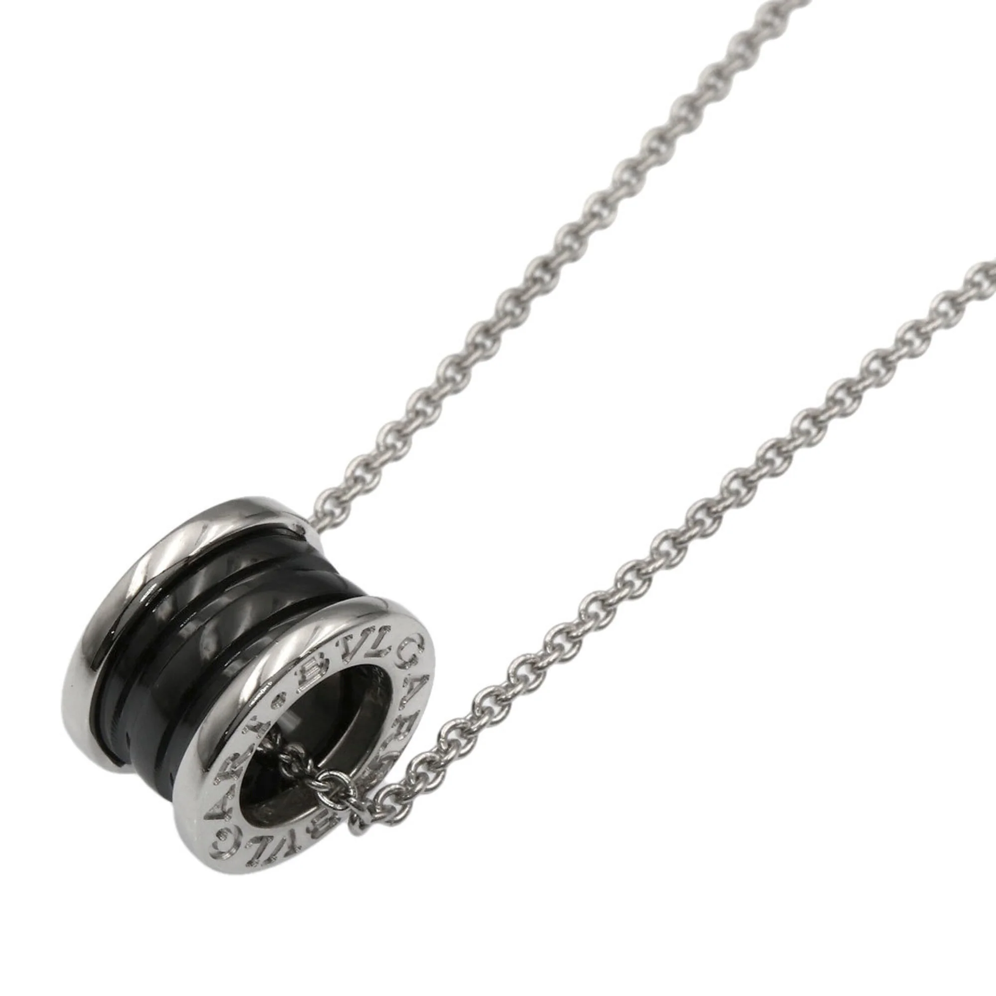 B.Zero1 Pendant Necklace Ceramic and Silver