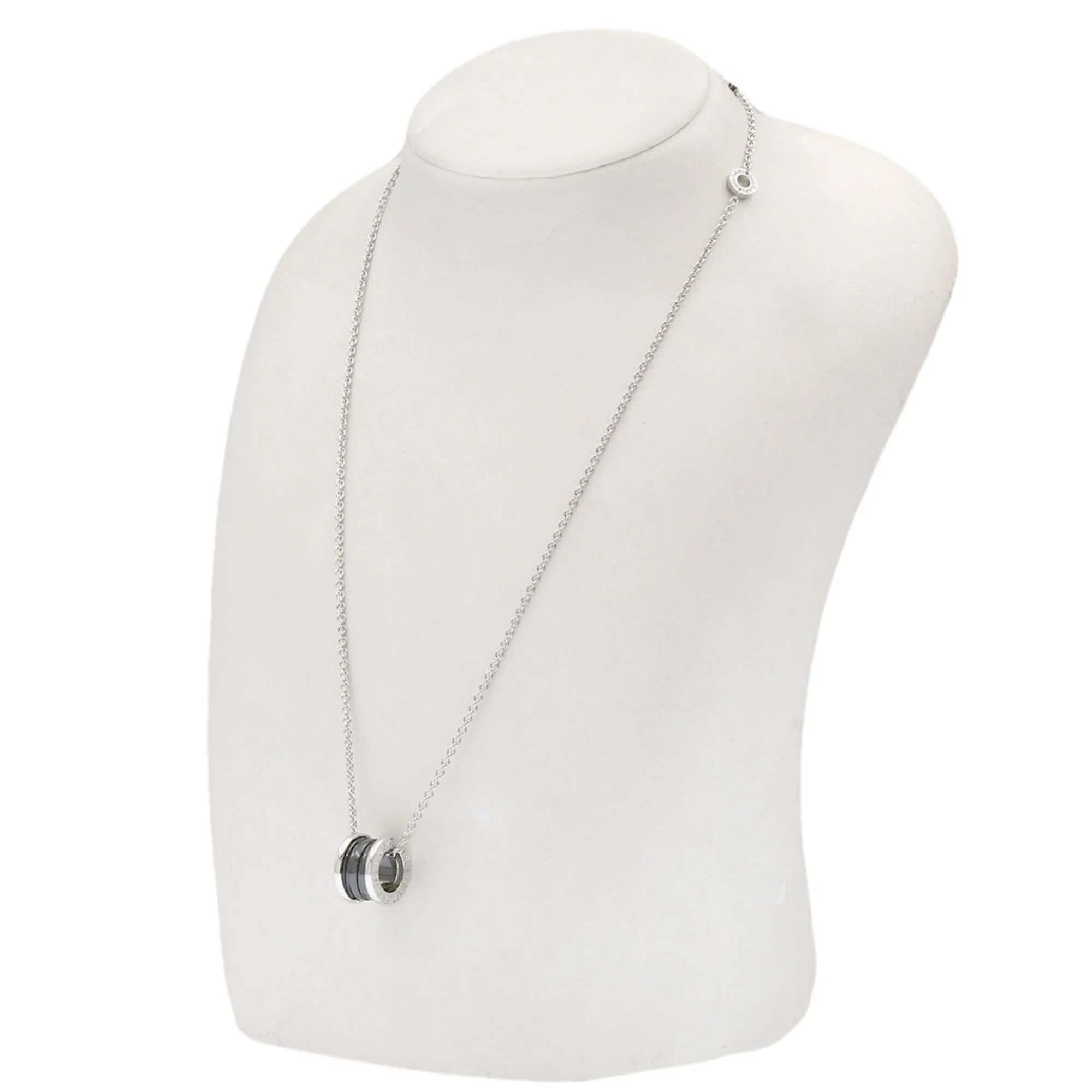 B.Zero1 Pendant Necklace Ceramic and Silver - Image 6