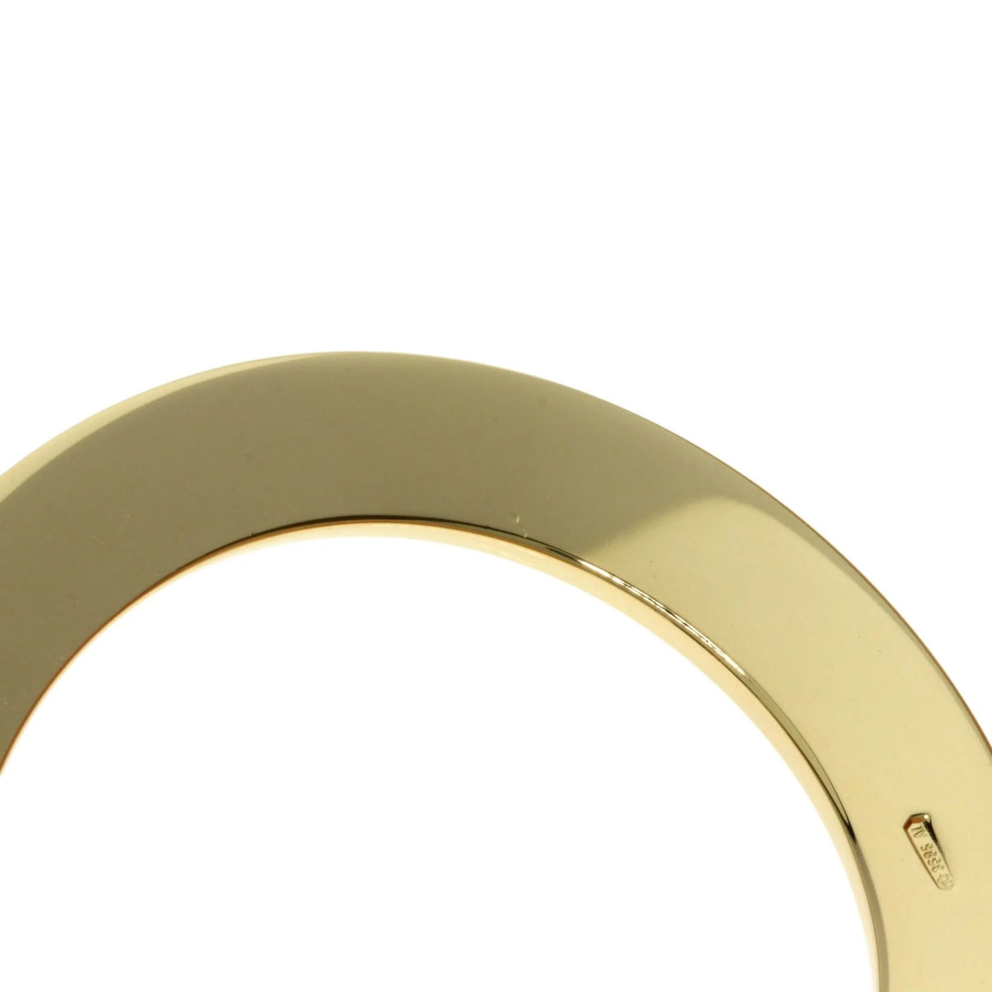Circle Pendant Necklace 18K Yellow Gold - Image 8