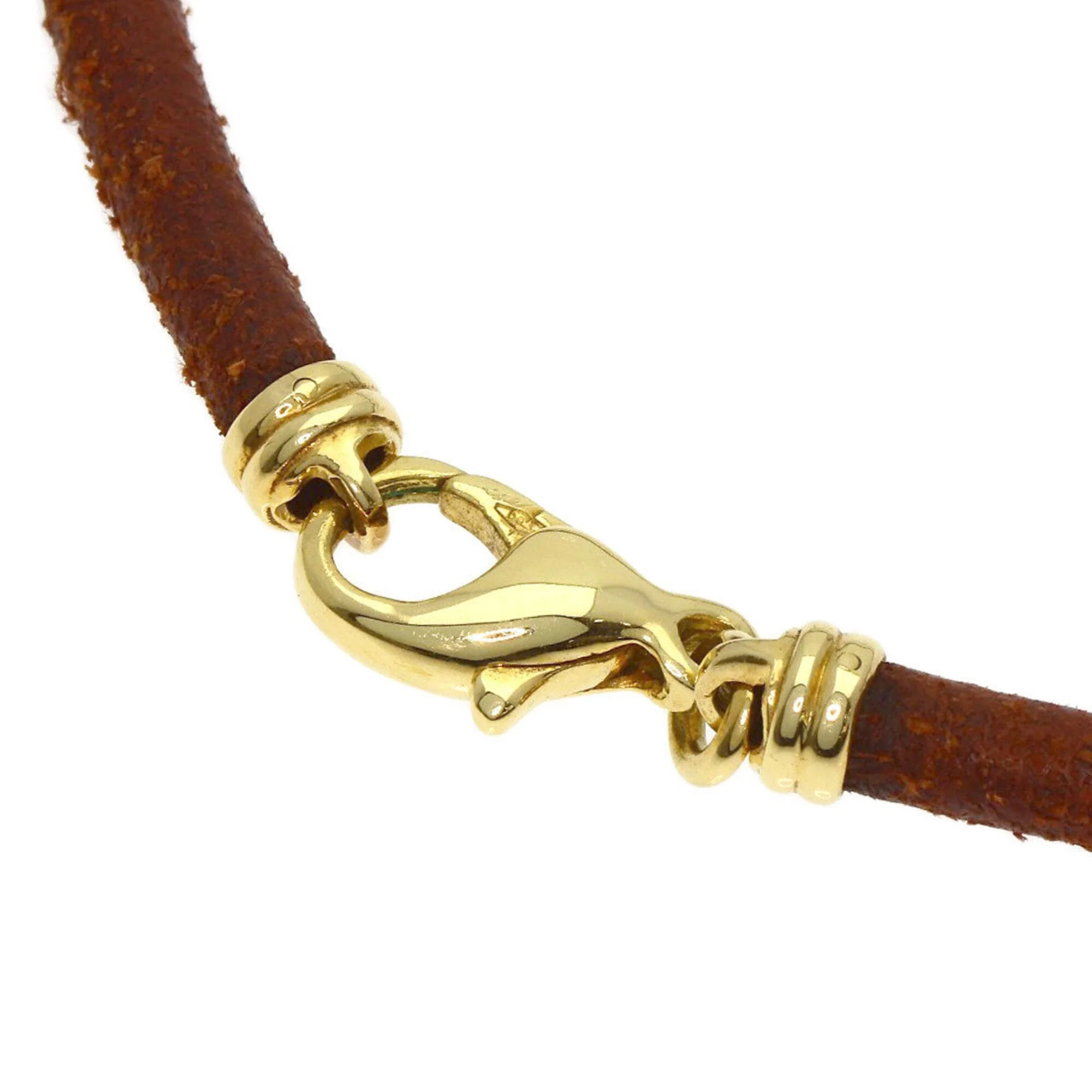 Cross Choker Necklace 18K Yellow Gold - Image 4