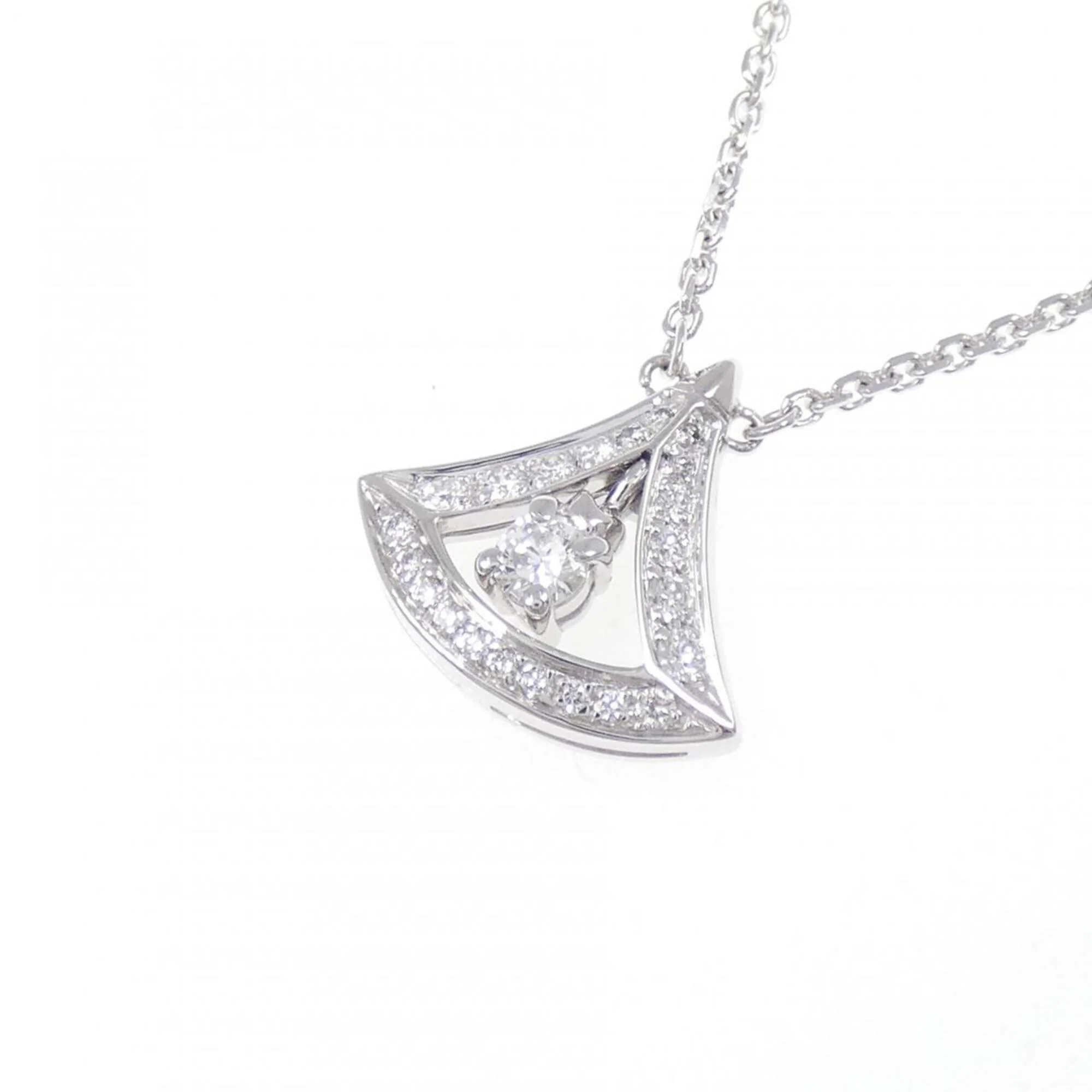 Diva's Dream Pendant Necklace 18K White Gold with Diamond - Image 3