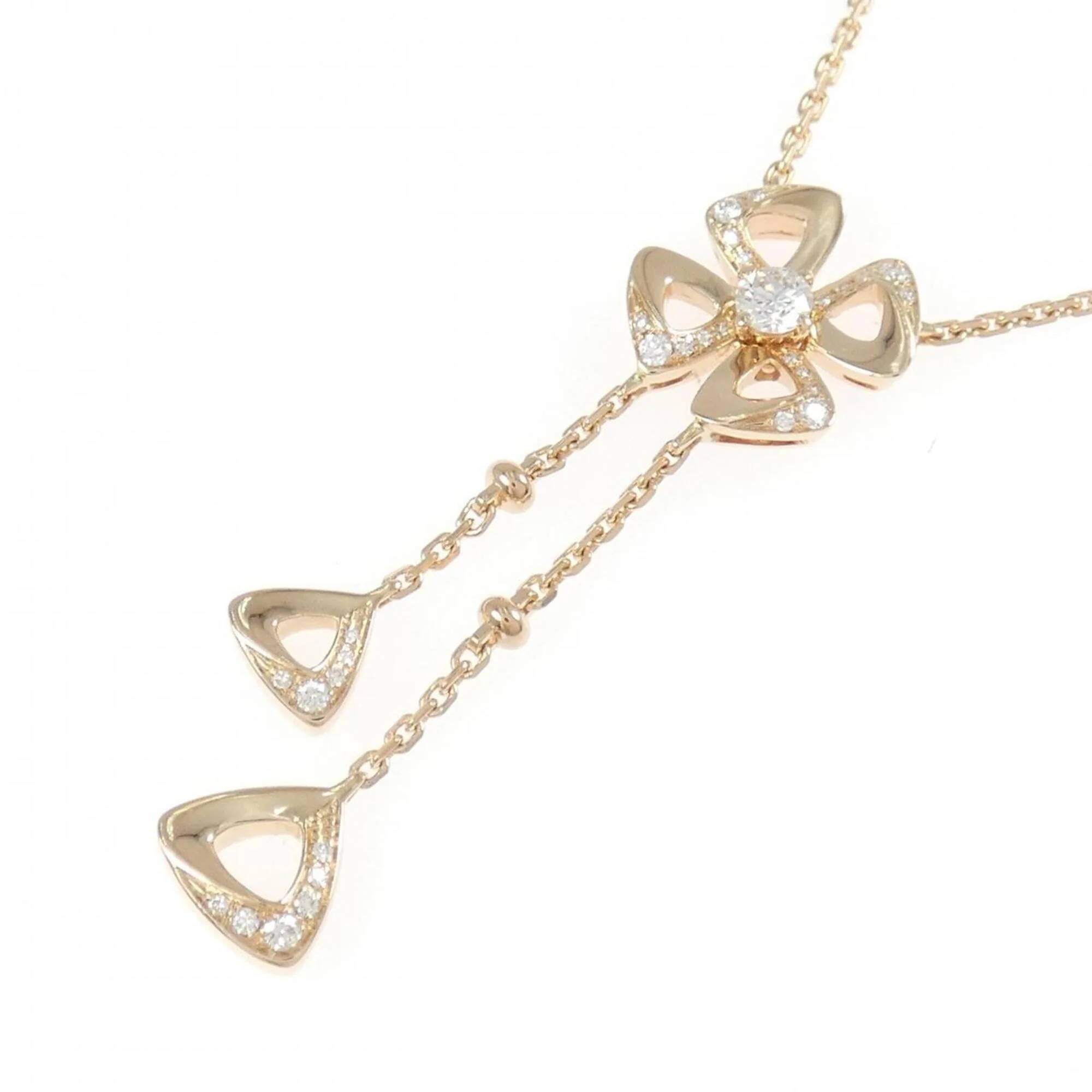 Fiorever Pendant Necklace 18K Rose Gold With Diamond - Image 3