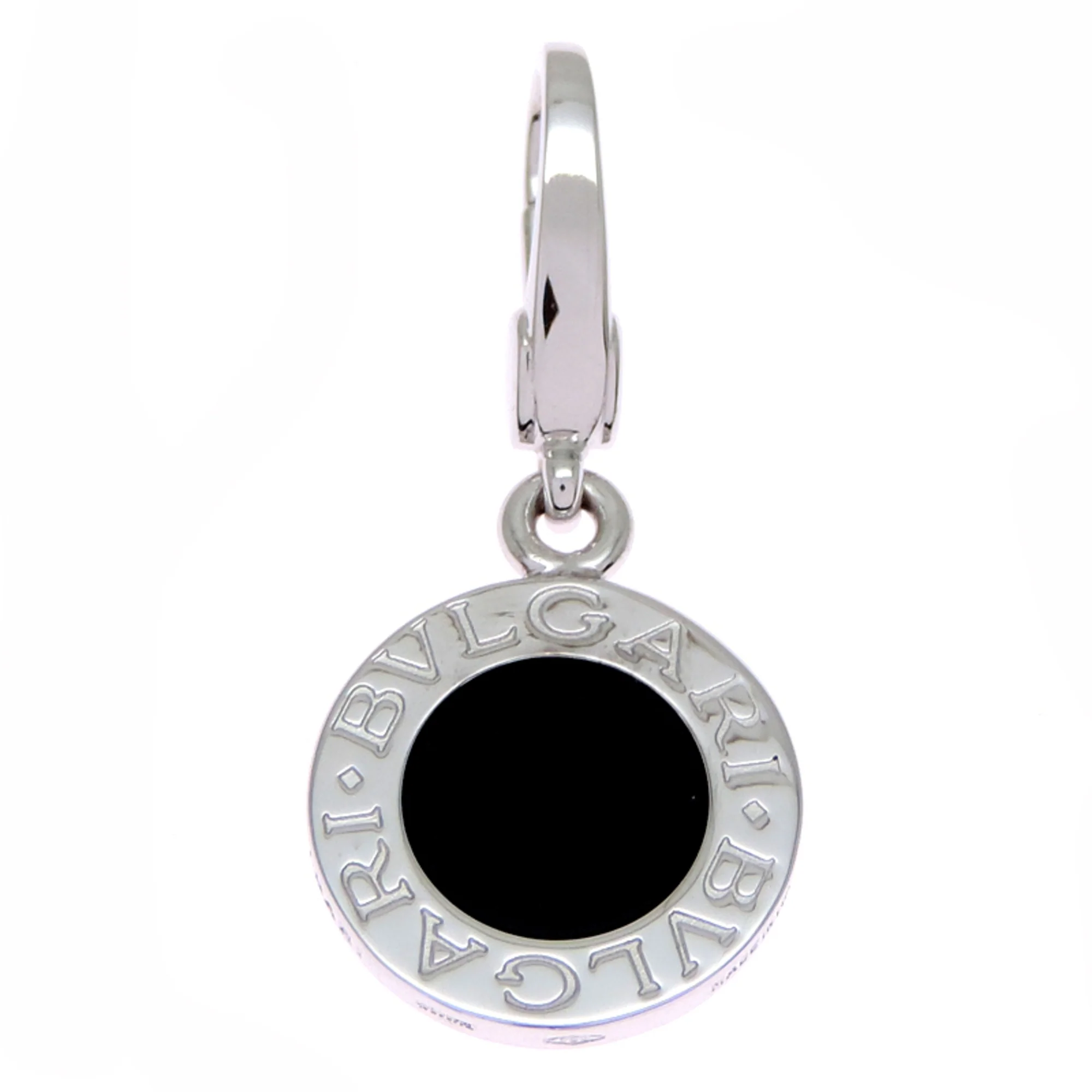Necklace 18K White Gold with Onyx