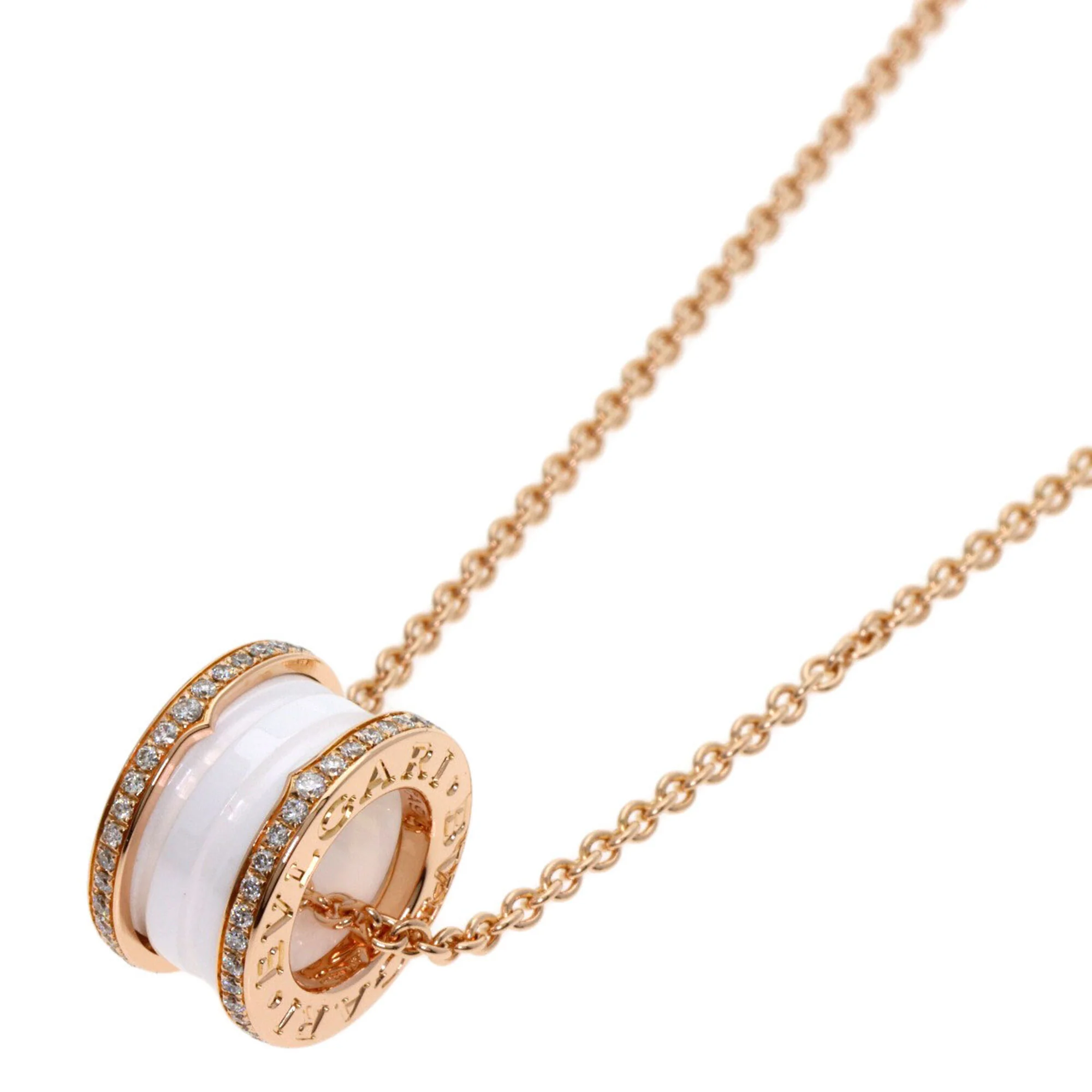 Pendant Necklace 18K Rose Gold With Diamond