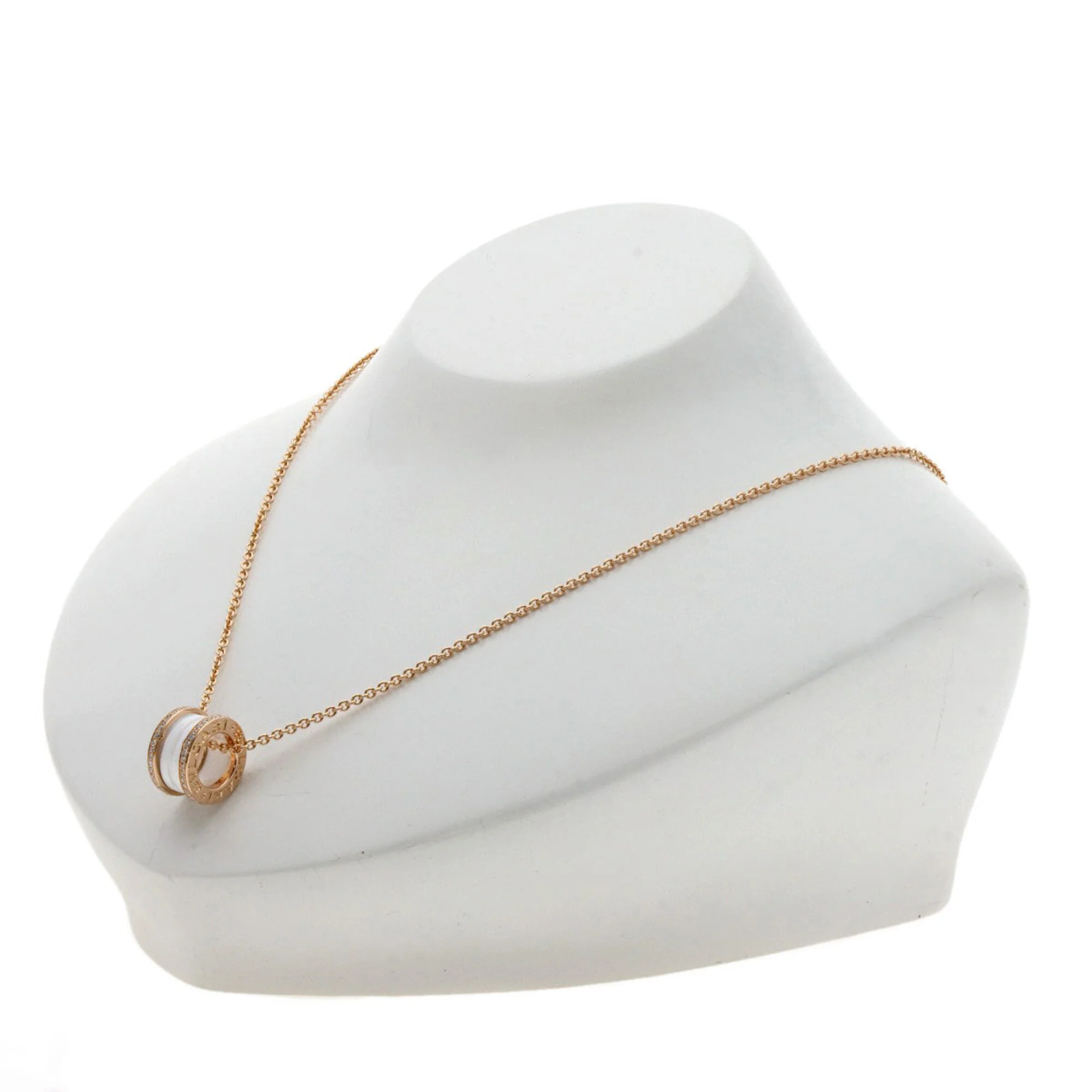 Pendant Necklace 18K Rose Gold With Diamond - Image 6