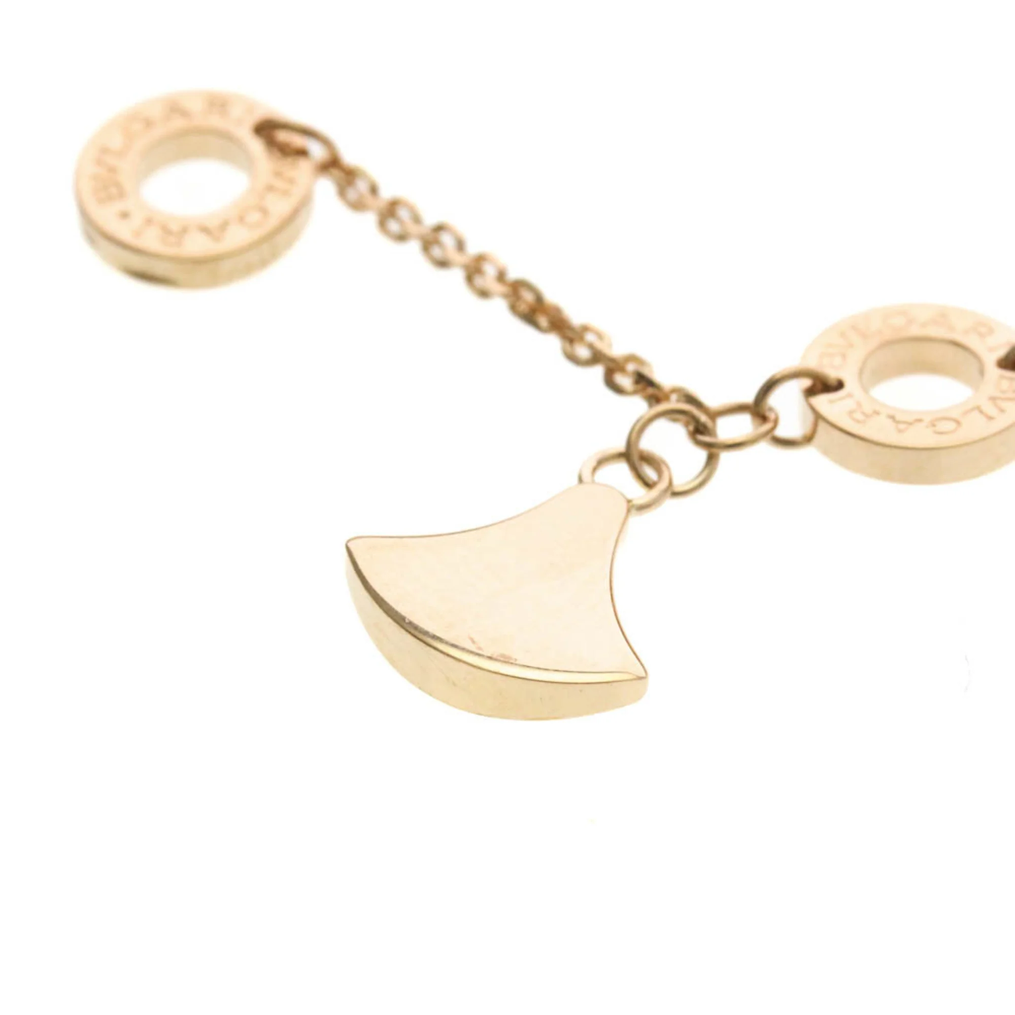 Pendant Necklace 18K Rose Gold with Diamond and Mother Of Pearl - Image 9