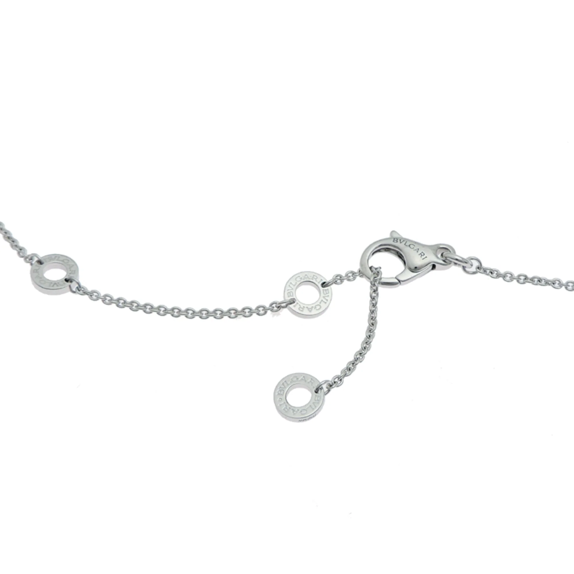 Pendant Necklace 18K White Gold with Diamond - Image 4
