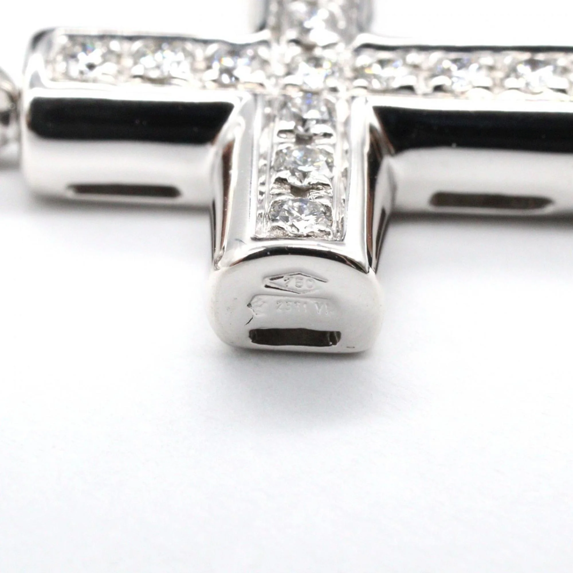 Pendant Necklace 18K White Gold With Diamonds - Image 5