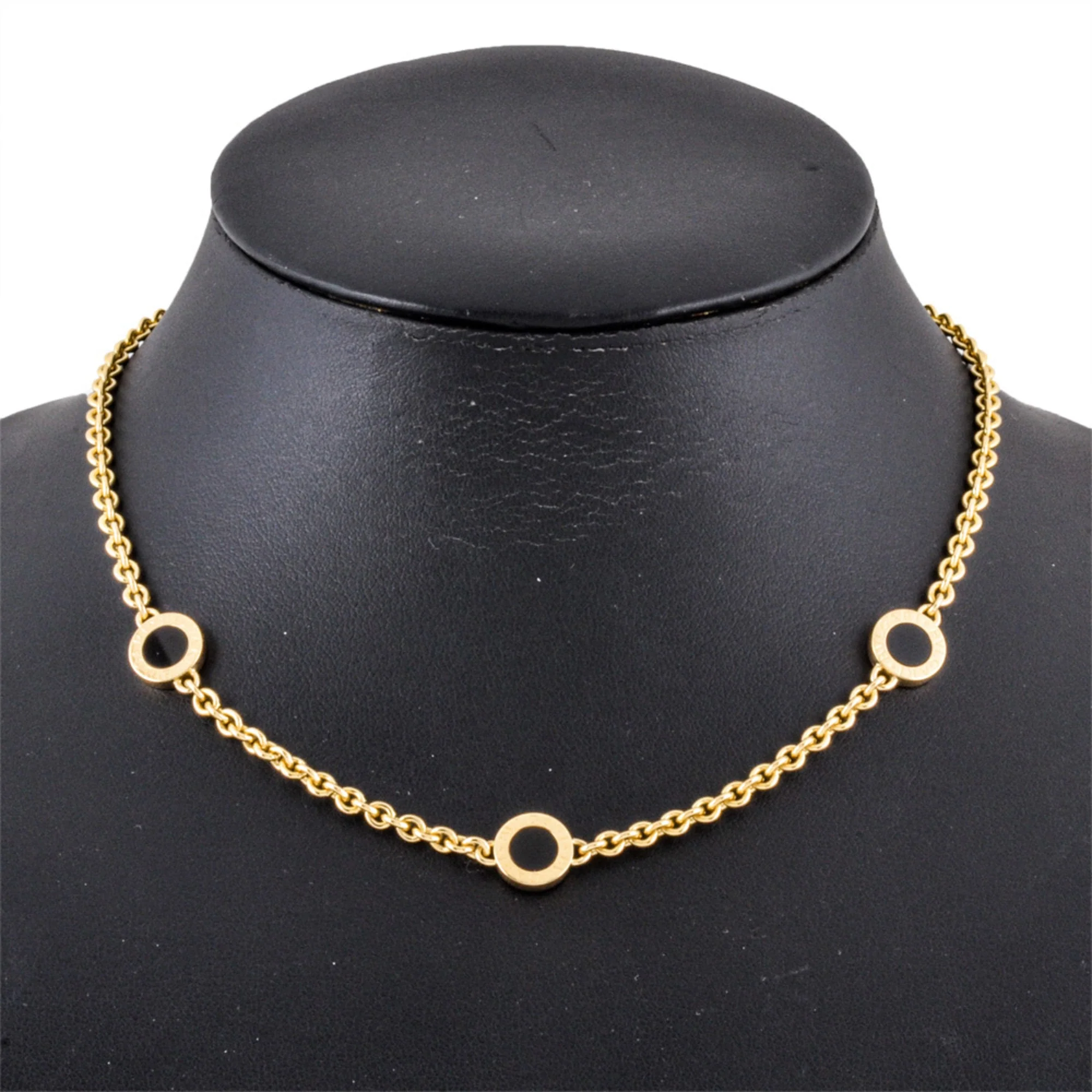 Pendant Necklace 18K Yellow Gold And Onyx - Image 6