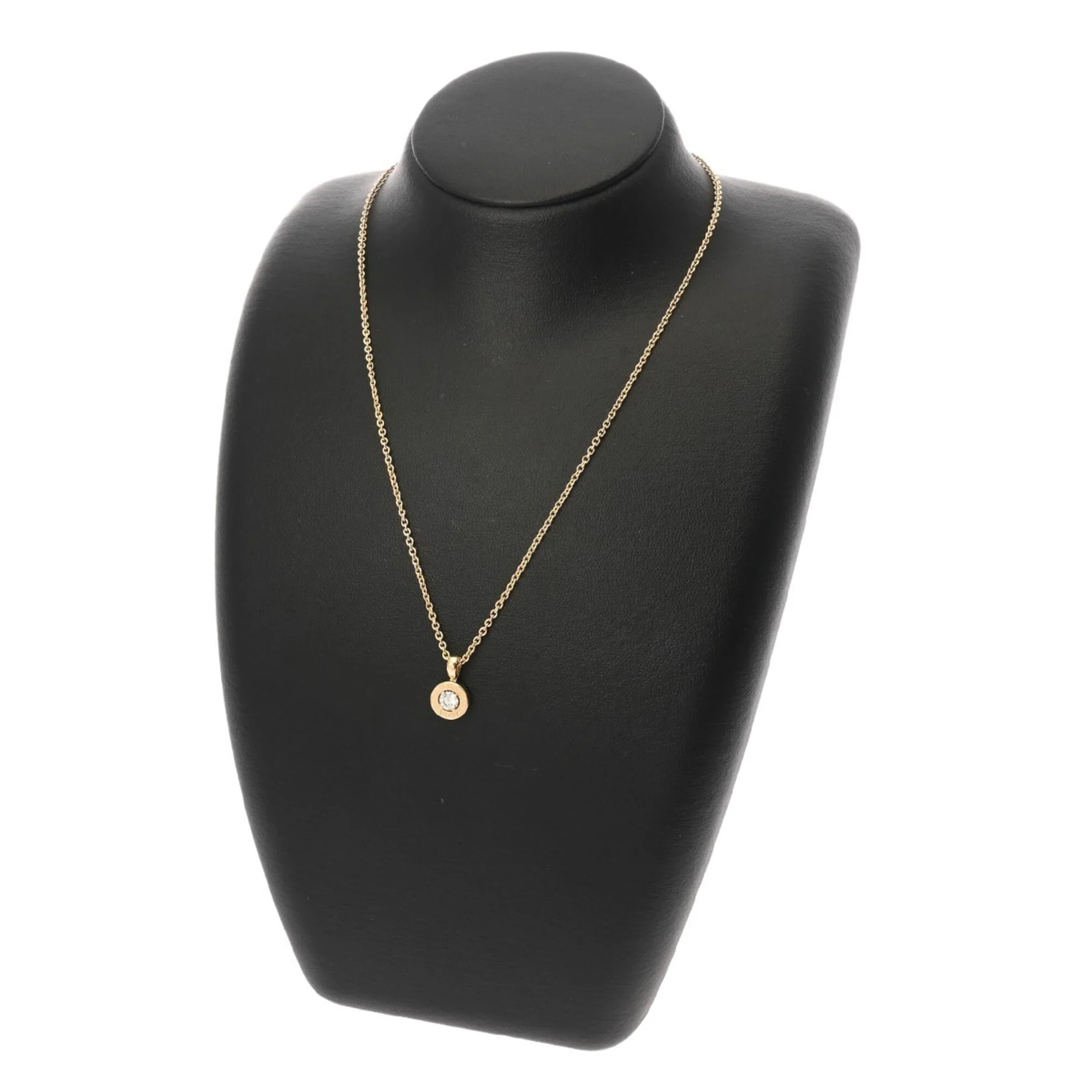 Pendant Necklace 18K Yellow Gold With Diamond - Image 8