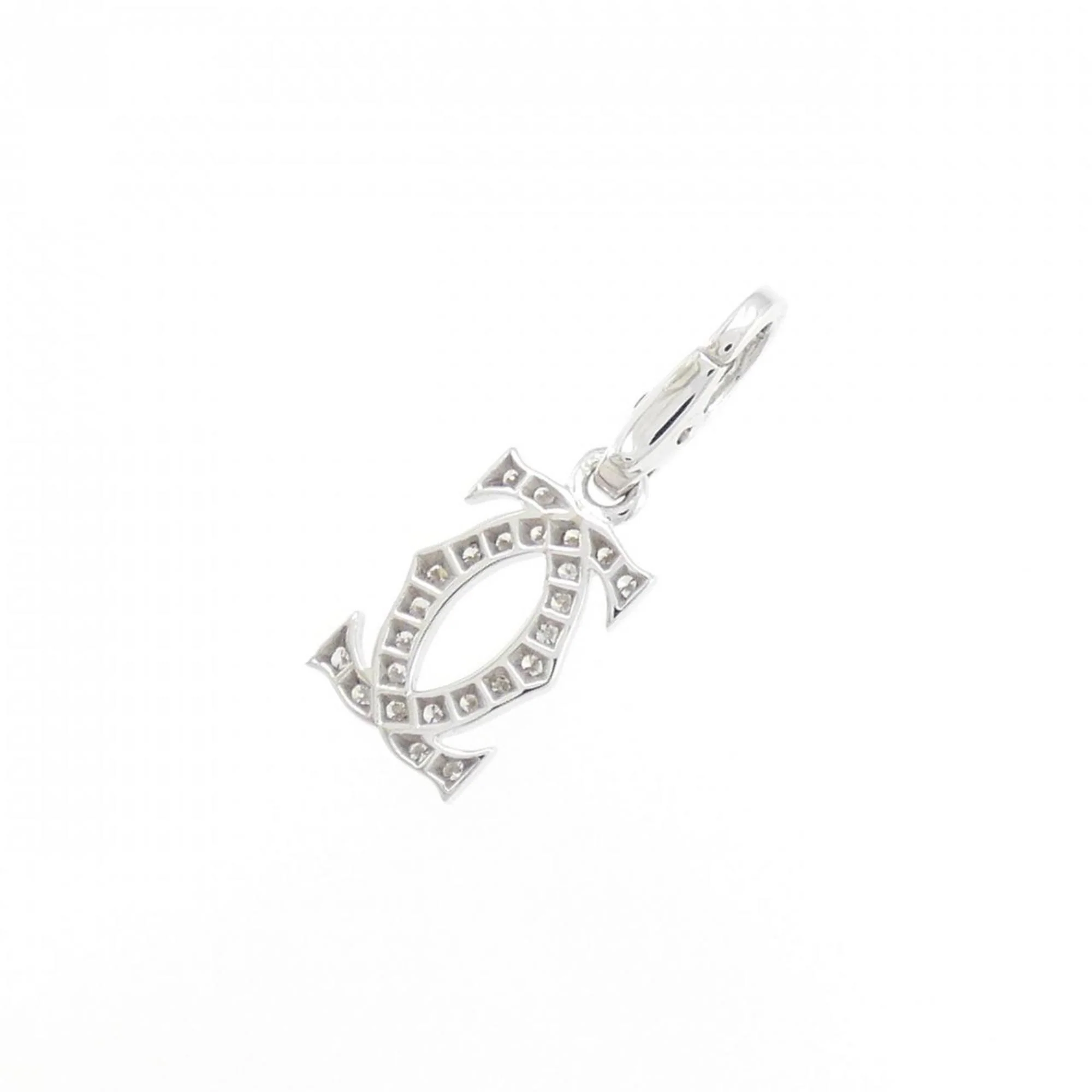 2C Charm Necklace with Diamond - Image 2