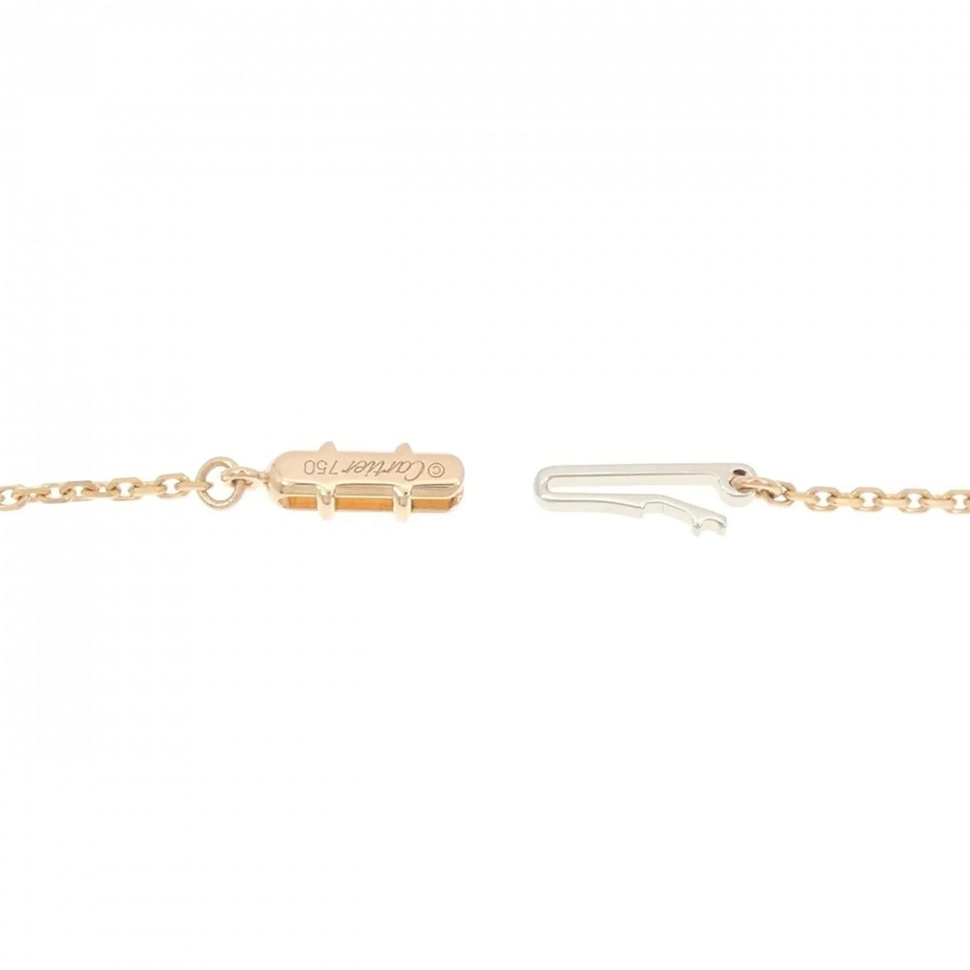 C Heart Pendant Necklace with Diamonds - Image 5