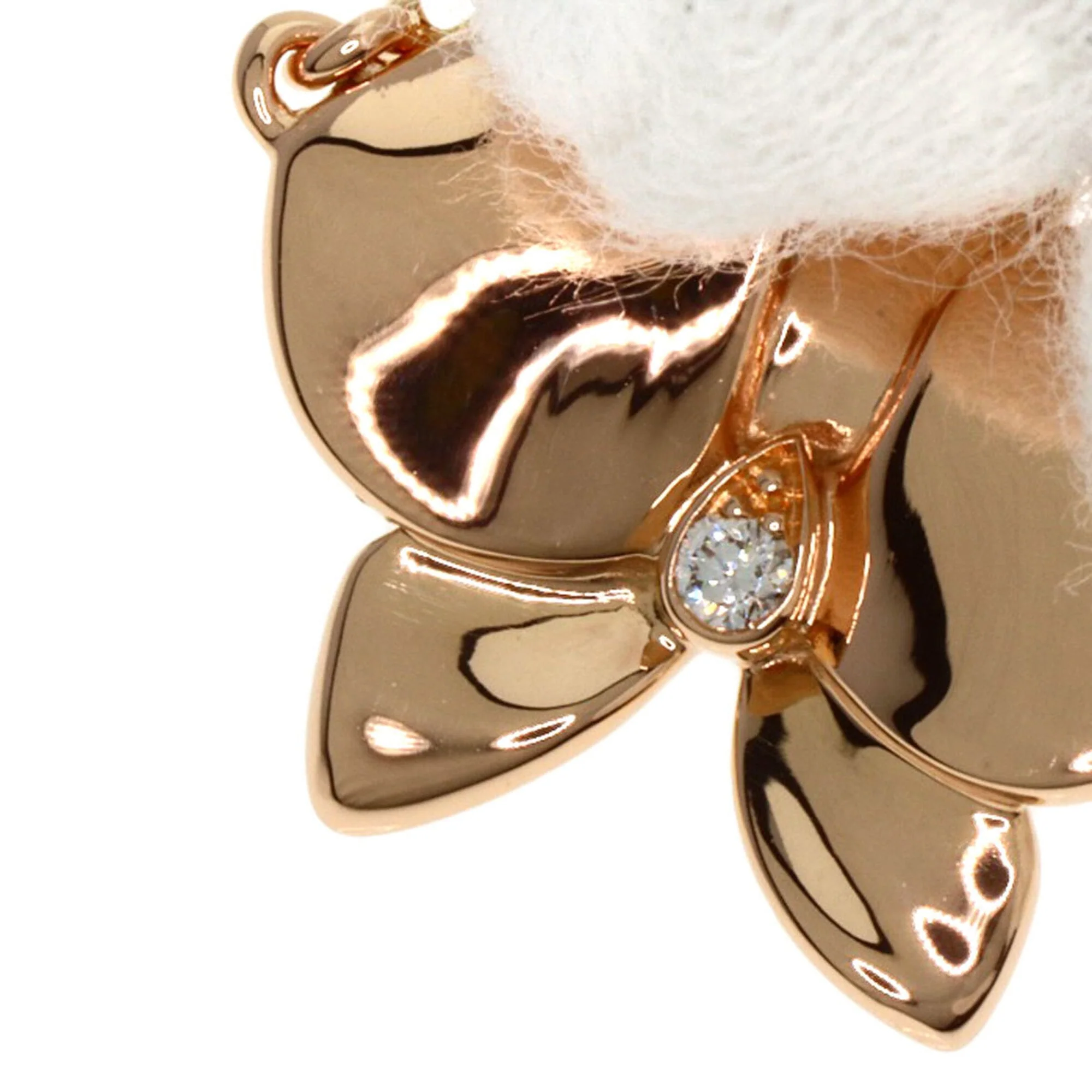 Caresse d'Orchidées Par Pendant Necklace 18K Rose Gold with Diamond - Image 6